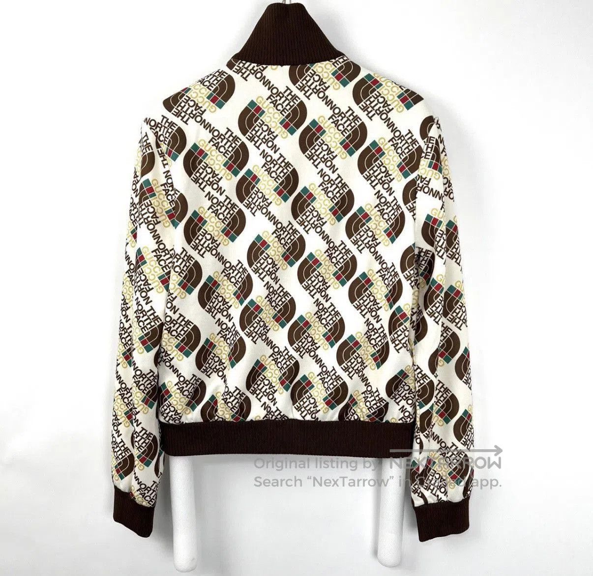 Gucci Brown Patterned Zip-Up Bomber Jacket XS. Size US XS / EU 42 / 0 - 2 Thumbnail