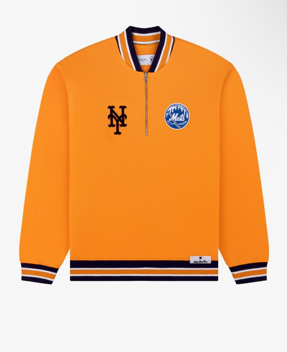 Aime Leon Dore ALD / New York Mets Quarter Zip Pullover Size US L / EU 52-54 / 3 - 1 Thumbnail
