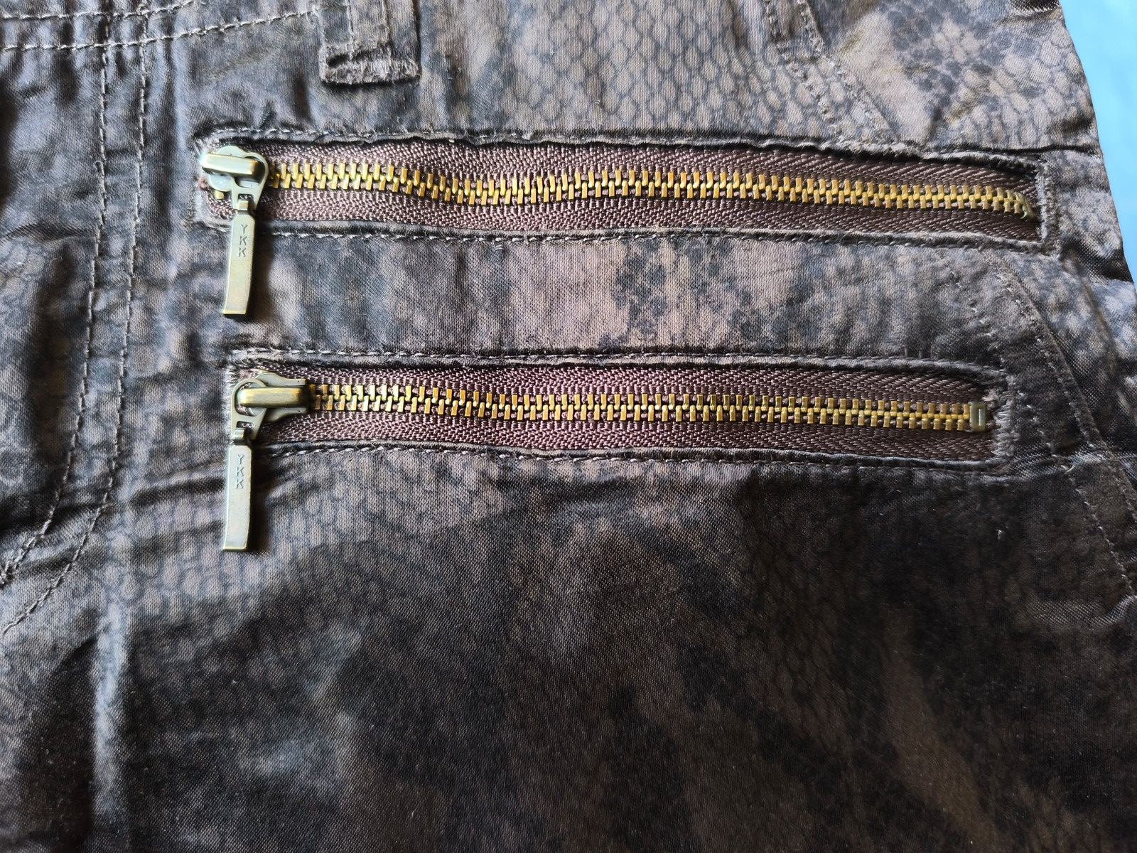 If Six Was Nine Tornado Mart Snake Skin Pattern Cargo Pants Size US 29 - 7 Thumbnail