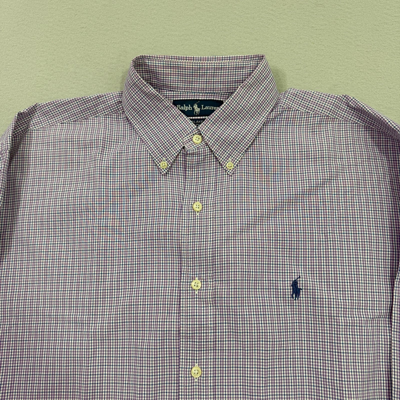 Polo Ralph Lauren Polo Ralph Lauren Blake Button Down Shirt Large Purple Size US L / EU 52-54 / 3 - 2 Thumbnail