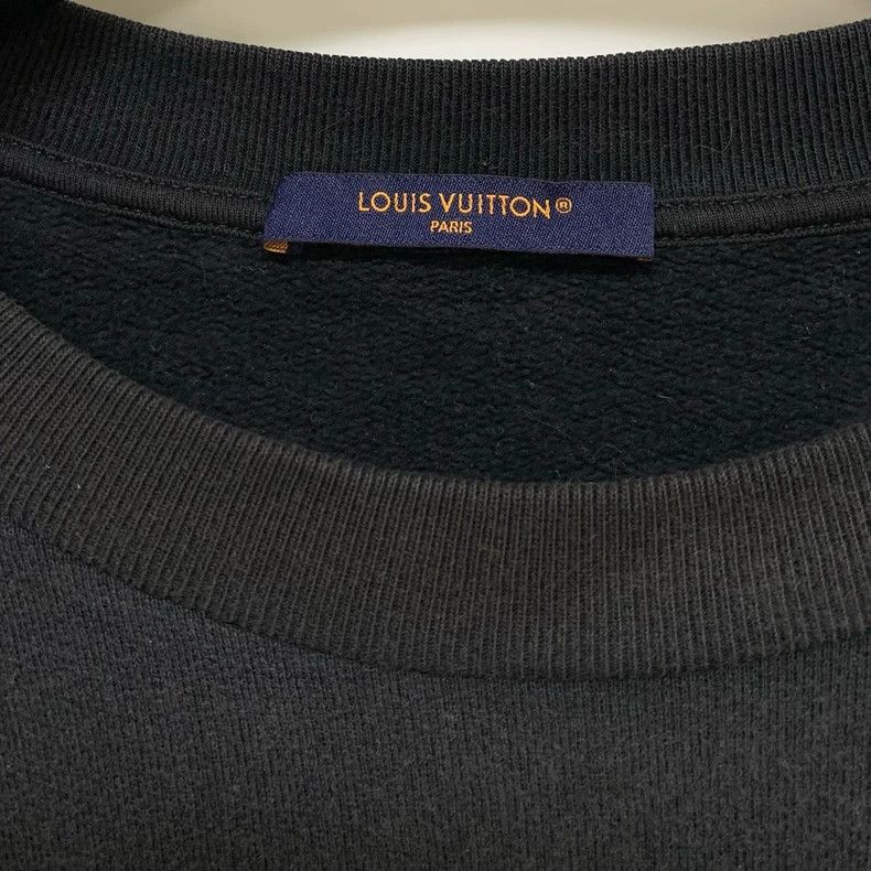 Louis Vuitton Louis Vuitton size 4l Black Hammer sweatshirt Size US M / EU 48-50 / 2 - 2 Thumbnail