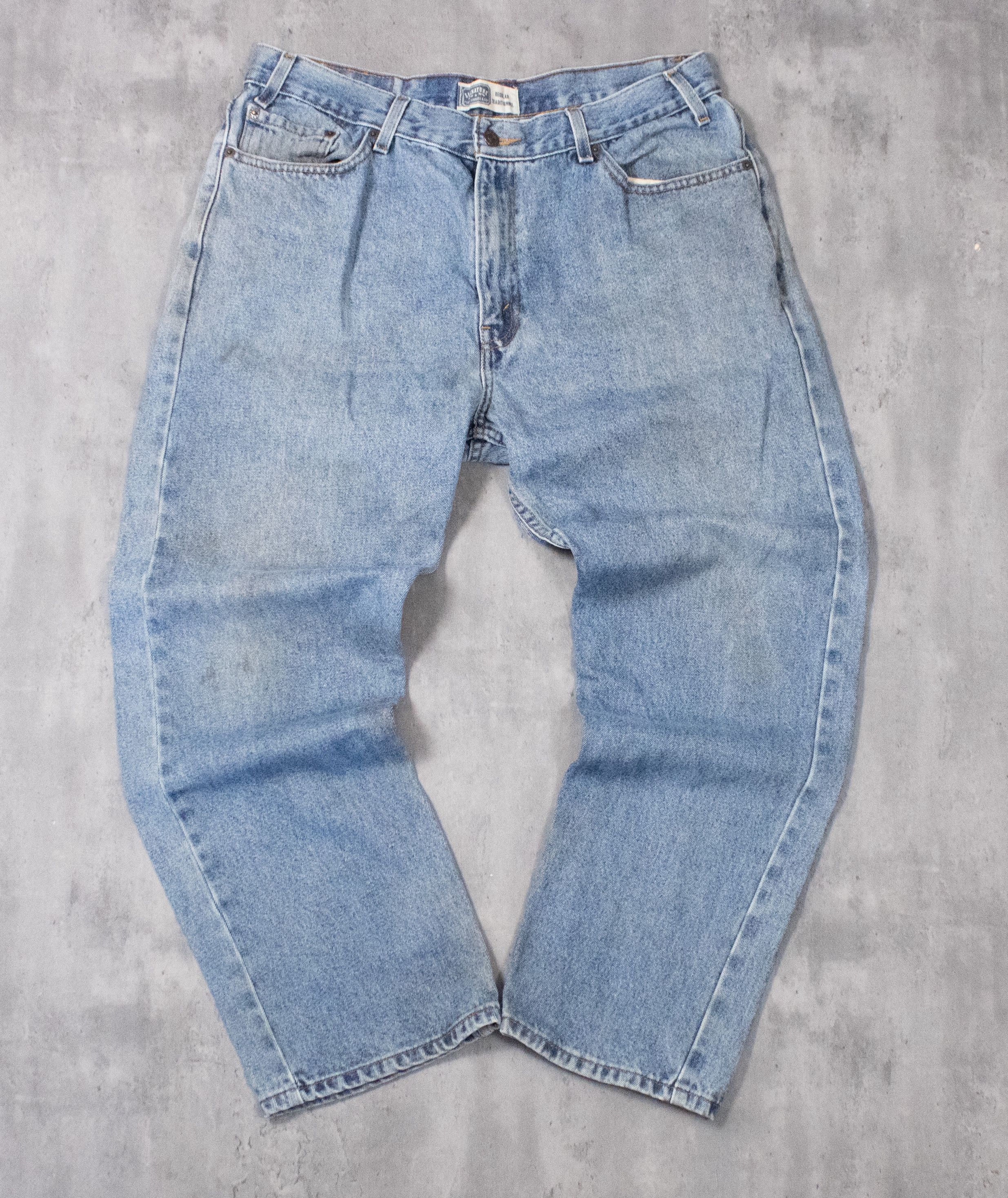 Levi's Y2K 2000's Levis Baggy Relaxed Wide Denim Jeans Pant's Size US 34 / EU 50 - 3 Thumbnail