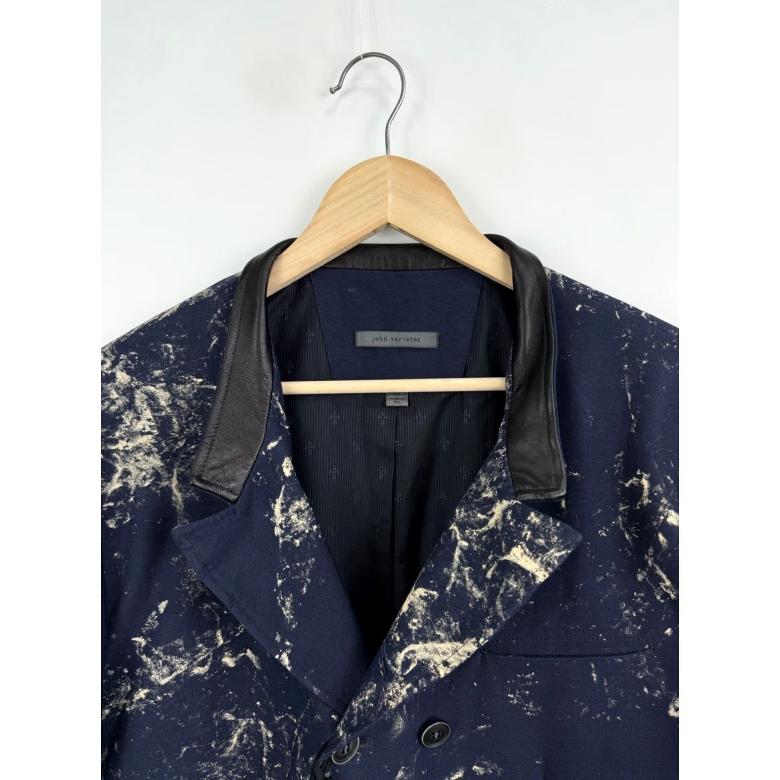 John Varvatos John Varvatos Archival Art Blazer Jacket Blazer Men's 52 Dark Blue Italy 1990s 2020s N/A Size 52R - 5 Thumbnail