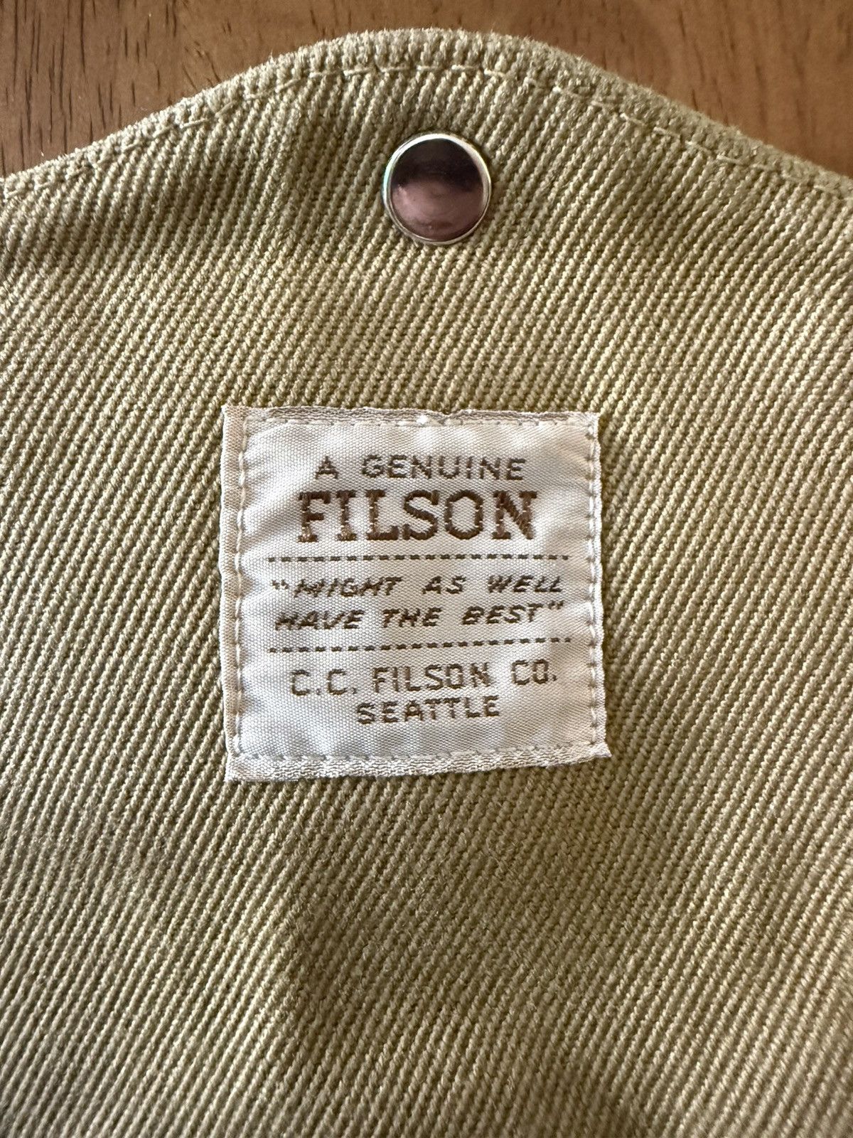 Filson Filson 256 Tan Briefcase USA Older OG Tag Size ONE SIZE - 2 Thumbnail