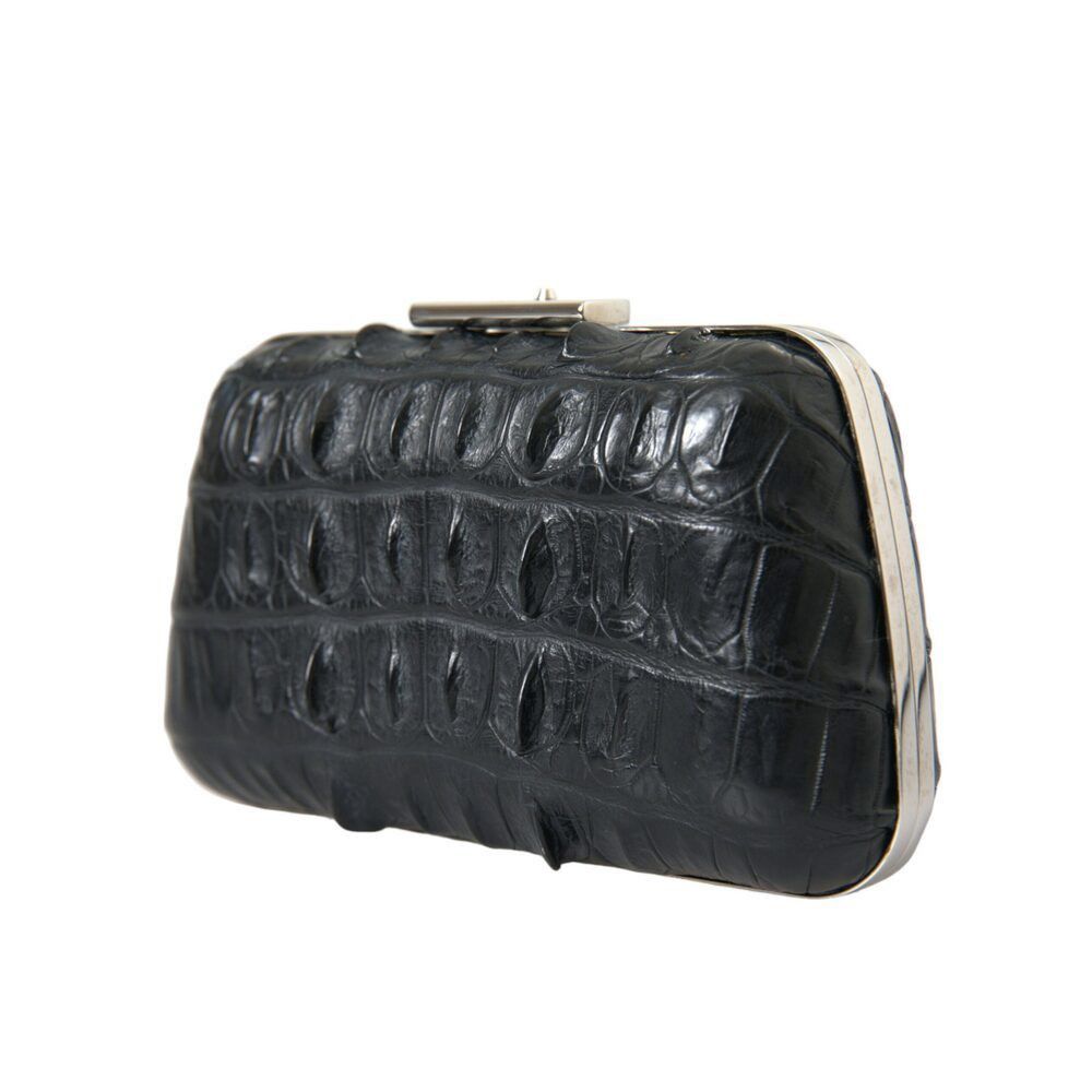 Balenciaga Balenciaga Elegant Crocodile Leather Evening Clutch Size ONE SIZE - 4 Thumbnail