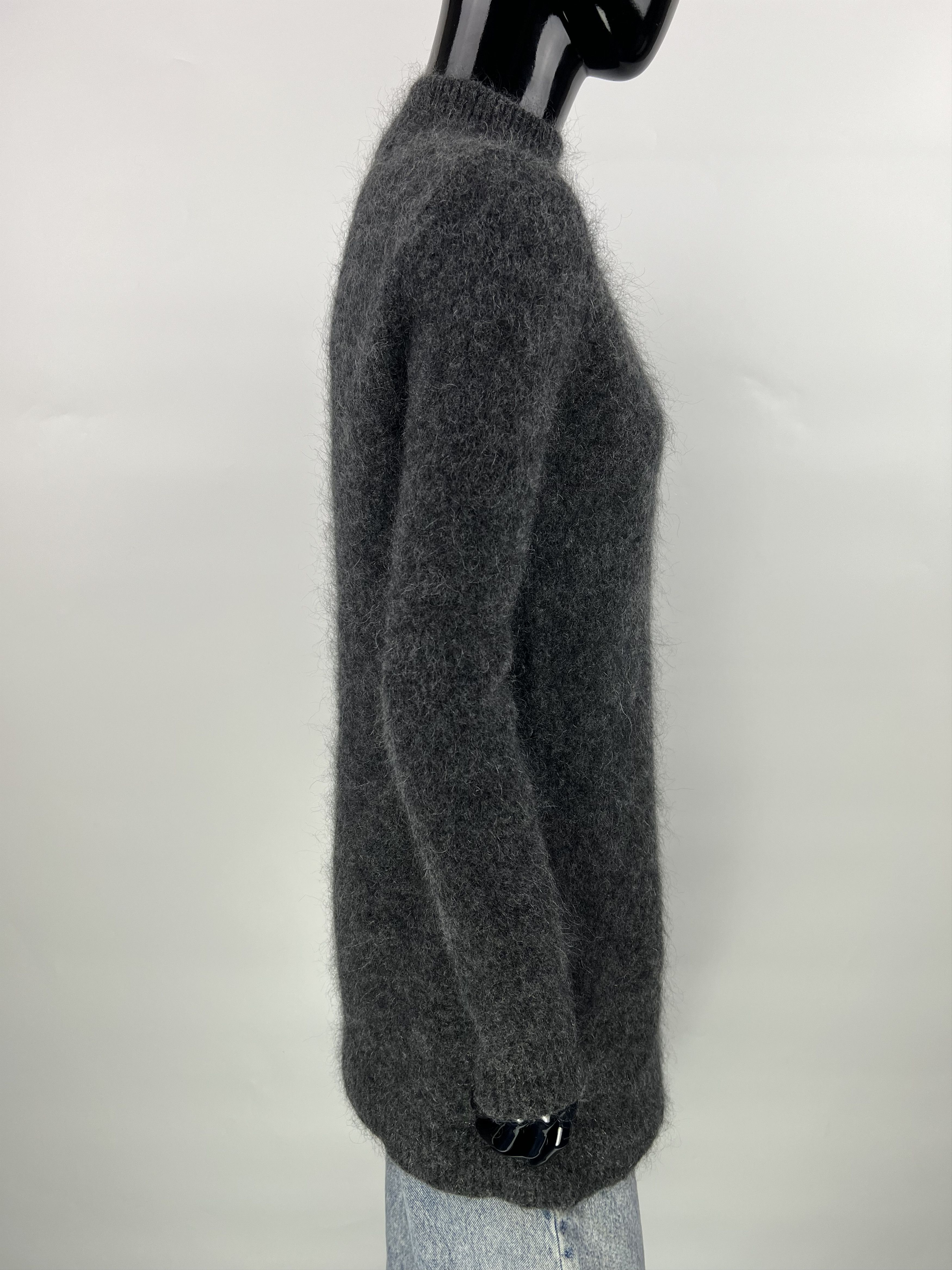 Sezane SEZANE Polly Mottled Kid Mohair Wool Blend Sweater Dress Size S / US 4 / IT 40 - 2 Thumbnail