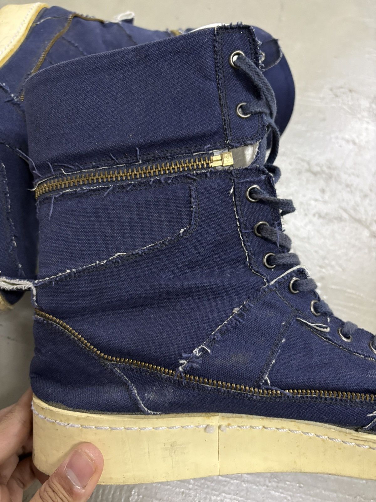 KMRii KMRii GOA LGB cyberpunk rick owen designer high top Size US 11 / EU 44 - 11 Thumbnail