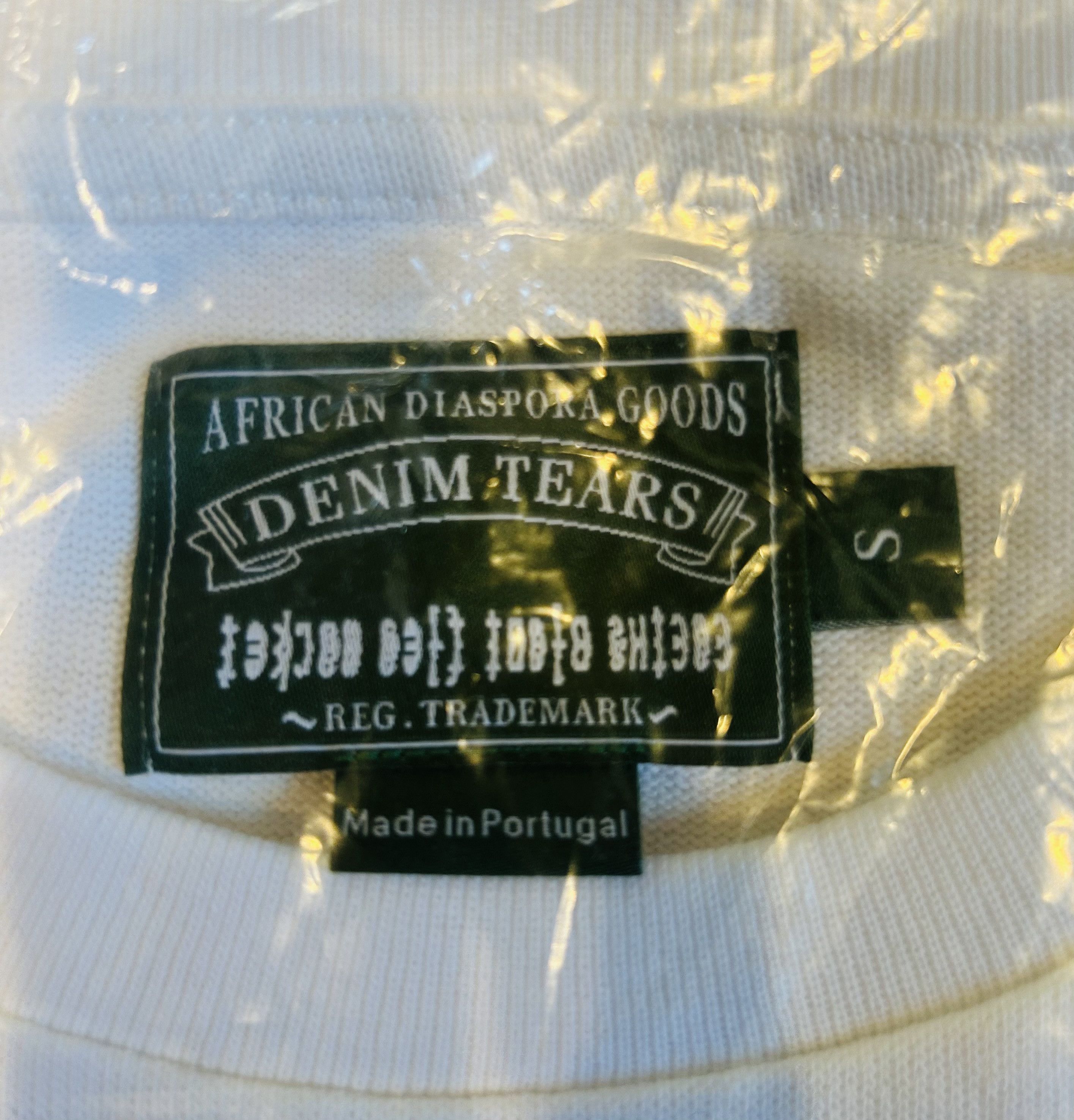 DENIM TEARS Denim Tear White Another Country Tee Size US S / EU 44-46 / 1 - 5 Thumbnail