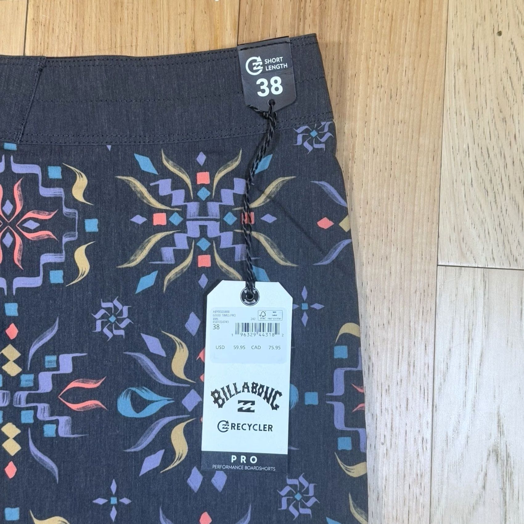 Billabong Billabong Board Shorts NWT Recycler Good Times Pro Size 38 Multicolor Pocket Short Length Men Size US 38 / EU 54 - 2 Thumbnail