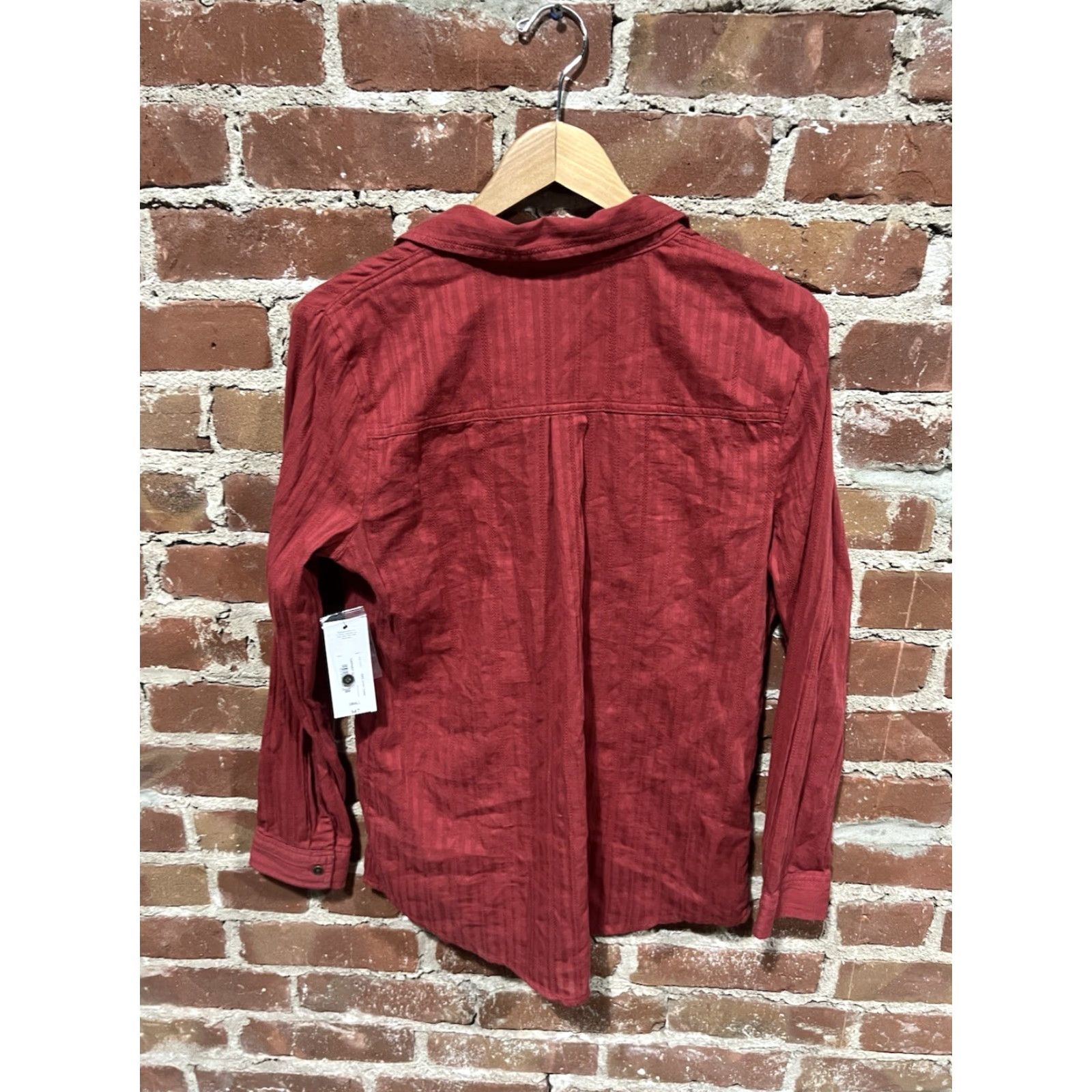 Vintage A New Approach Blouse Shirt Red Long Sleeve Pullover NWT Size S Womens Size S / US 4 / IT 40 - 2 Thumbnail