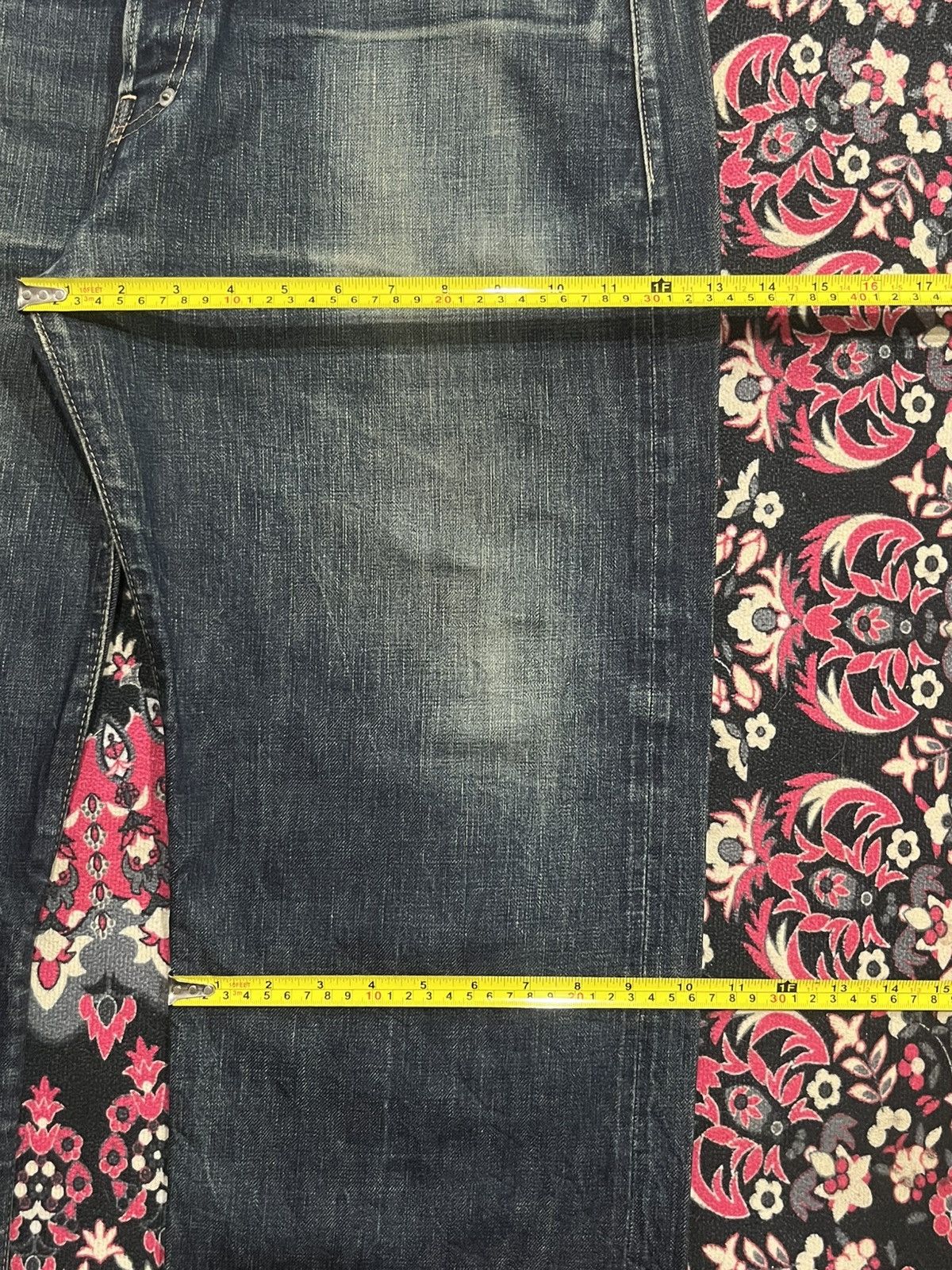 Evisu ⚡️Selvedge⚡️Vintage Japan Brand Nitraid Dark Blue Loose Jeans Size US 37 - 19 Thumbnail