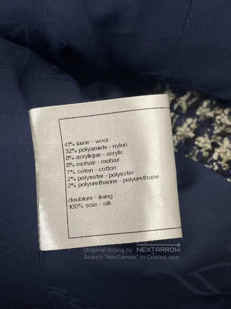 Chanel Chanel Black and white tweed woven four-pocket jacket Size XS / US 0-2 / IT 36-38 - 7 Thumbnail