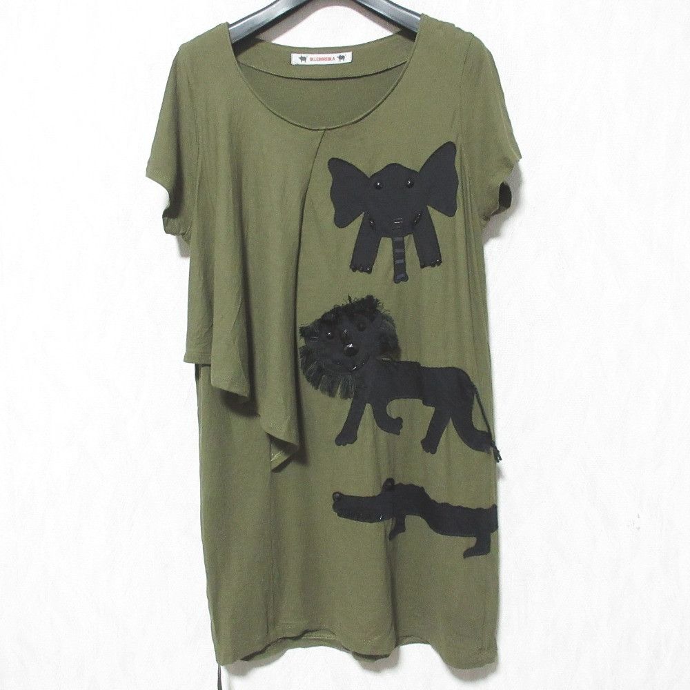 Other Olleborebla Animal Bijou Long Cut and Sewn Others Tops DUTY FREE for USA