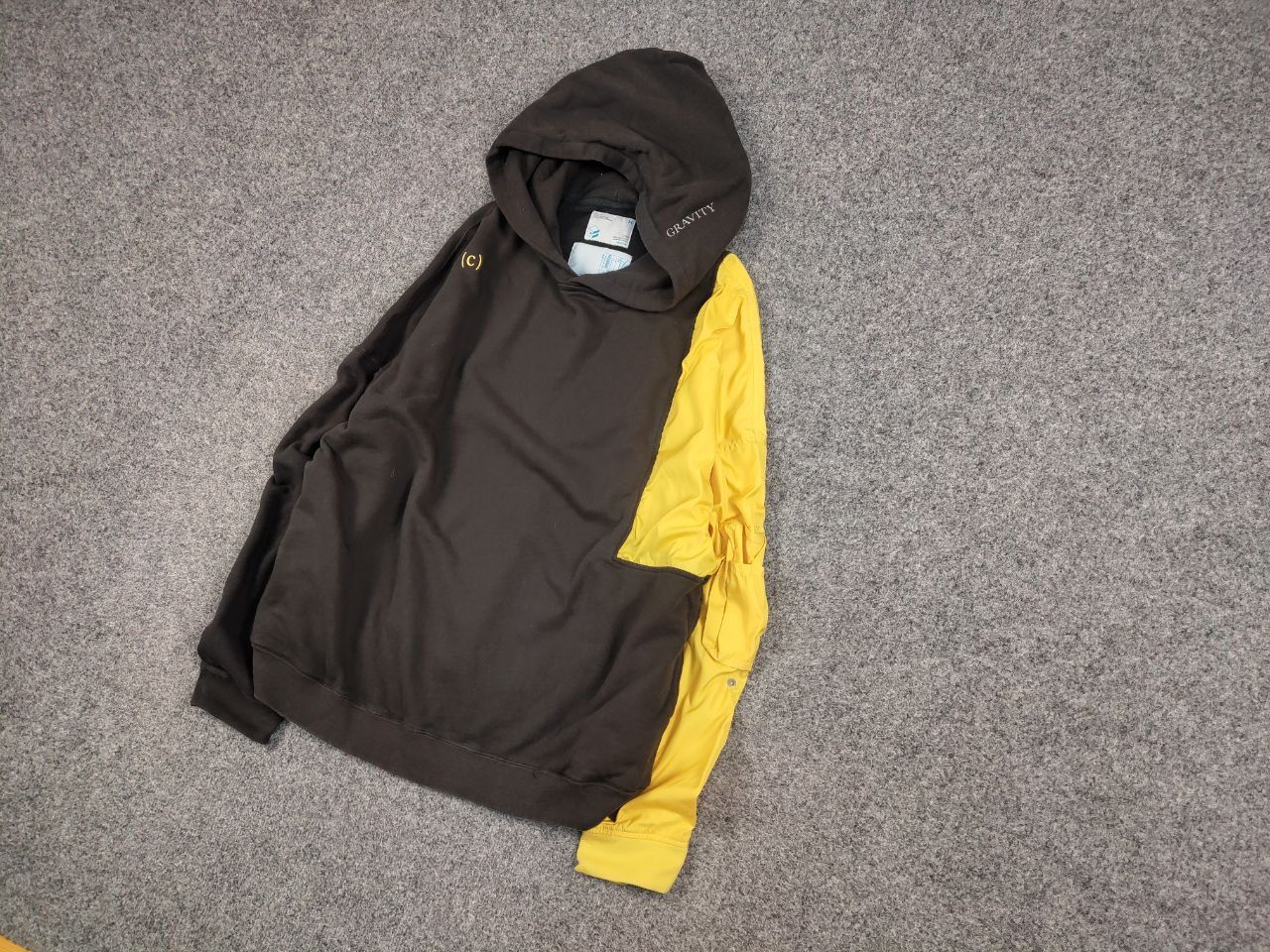 C2H4 Rare C2H4 18SS - Design Dark Reconstructed Sleeve Hoodie Size US M / EU 48-50 / 2 - 3 Thumbnail