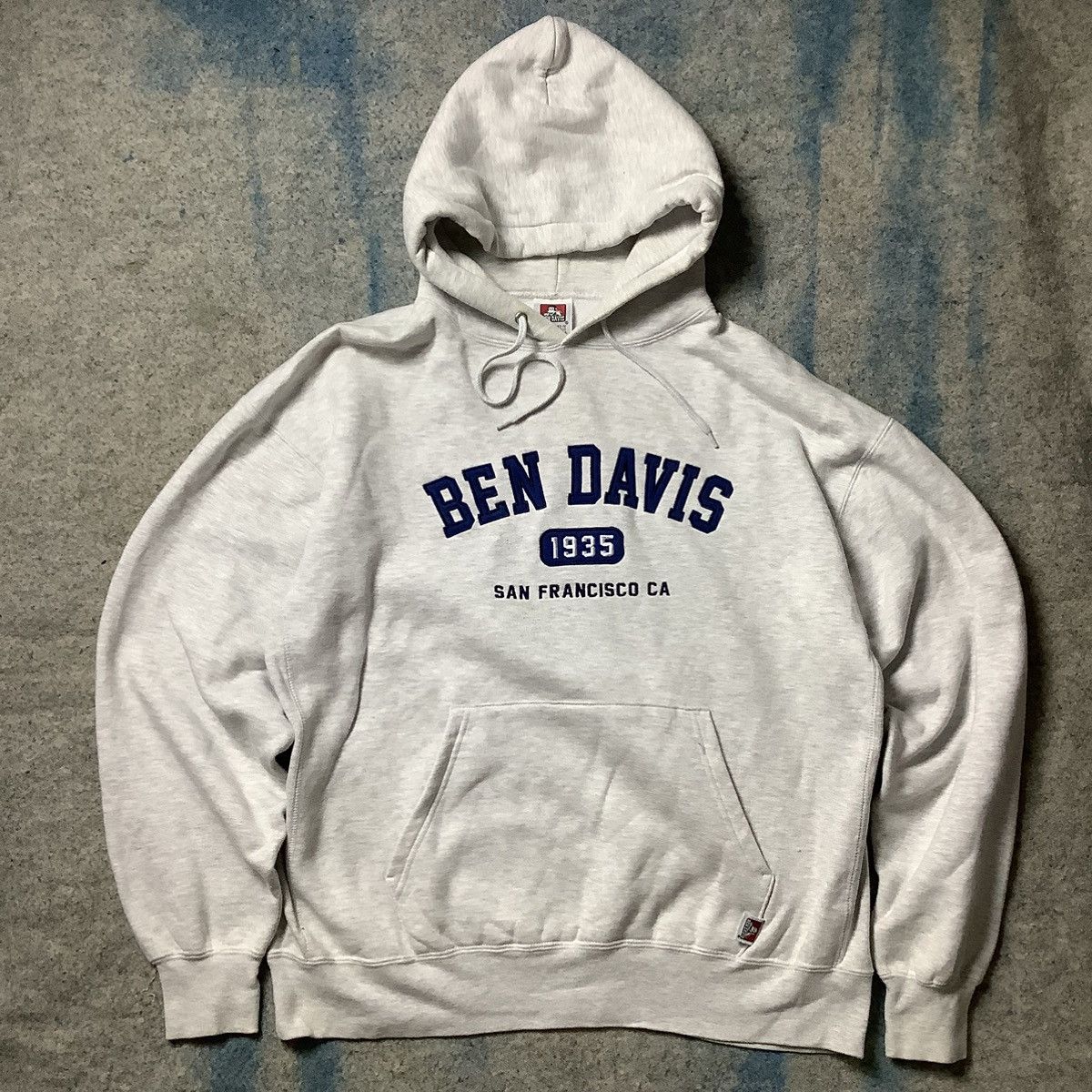 Ben Davis × Vintage 90s Ben Davis Boxy Hoodie Vintage Size US XL / EU 56 / 4 - 1 Thumbnail