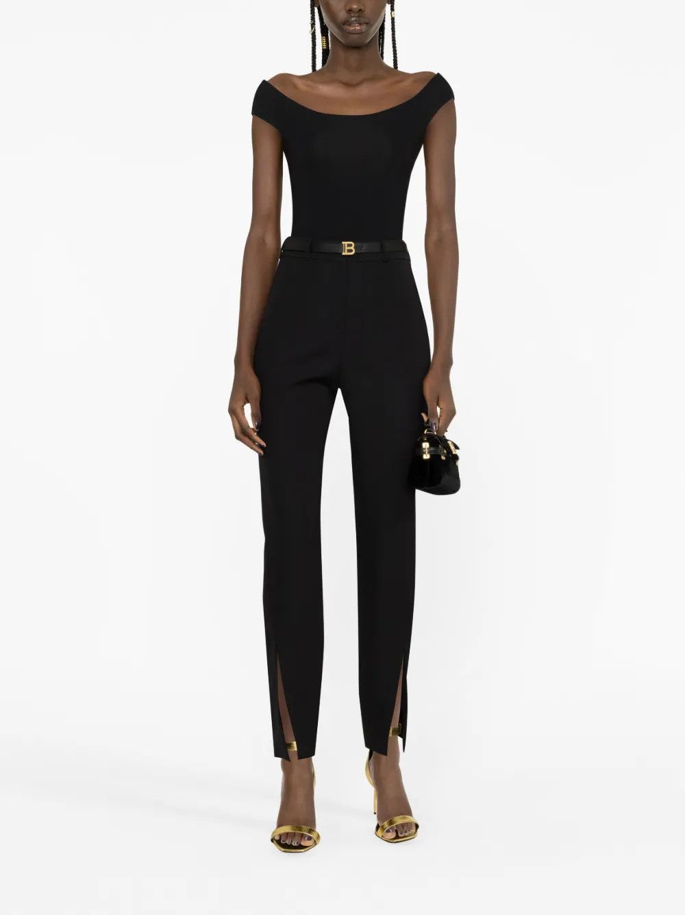 Balmain o1y0625 Casual Pant in Black Size 30" / US 8 / IT 44 - 4 Thumbnail
