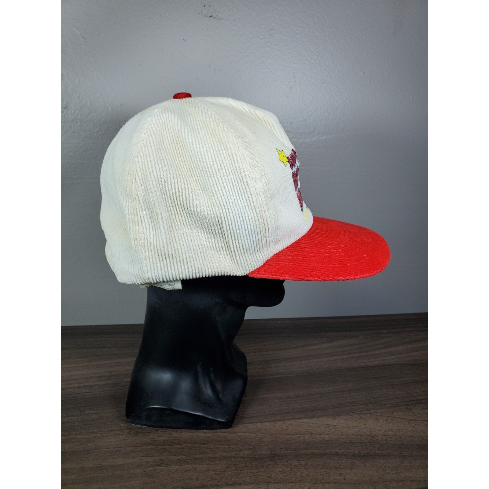 Nintendo × Vintage RARE Vintage 1989 Nintendo Super Mario Bros Corduroy Hat Cap Size ONE SIZE - 5 Thumbnail