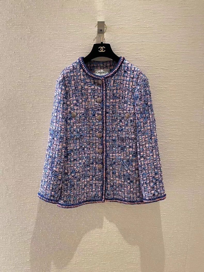 Chanel Chanel Purple woven coat Size XS / US 0-2 / IT 36-38 - 1 Thumbnail