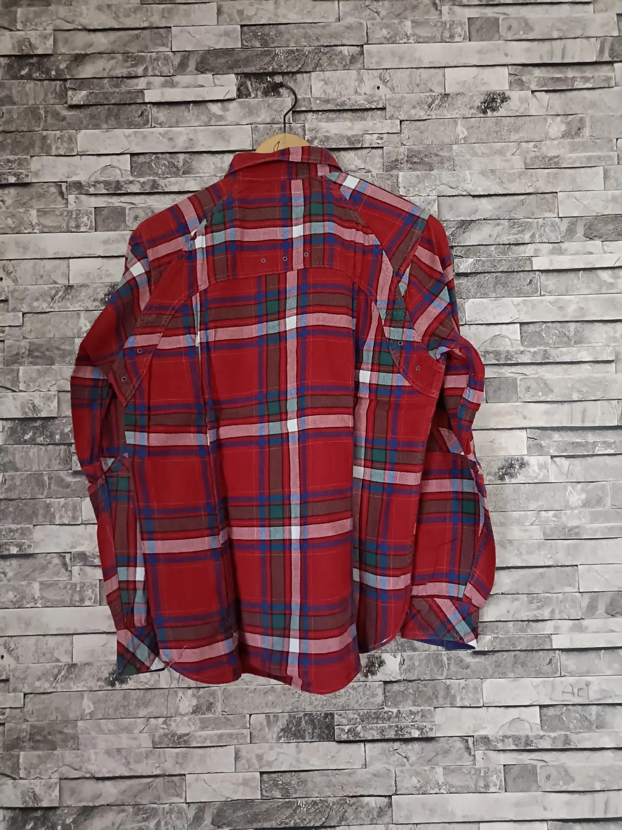 Japanese Brand Gaijin made crazy silhouette flannel shirt Size US M / EU 48-50 / 2 - 10 Thumbnail