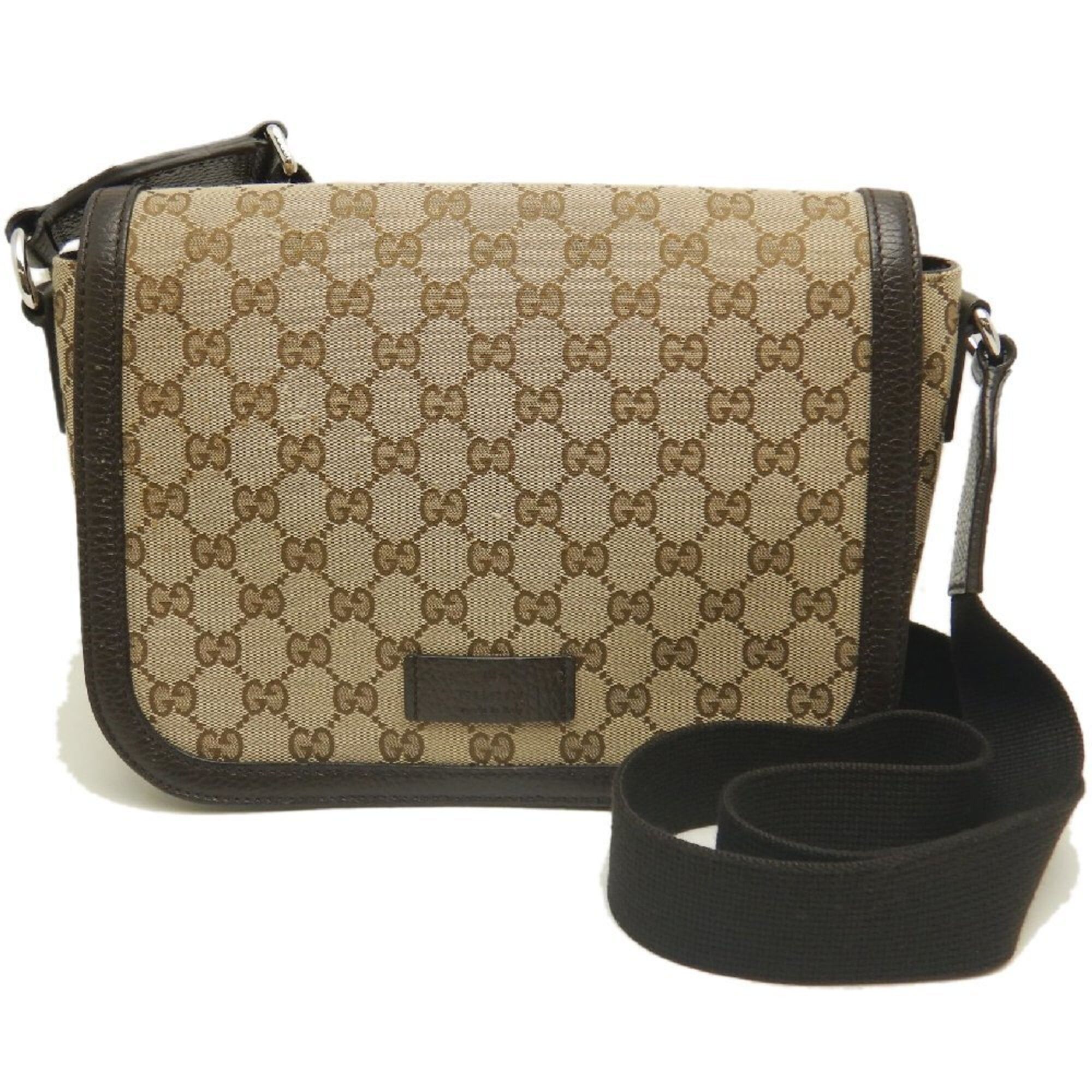 Gucci GUCCI 449172 Shoulder Bag GG Canvas x Leather Beige Outlet Women's 253782 Size ONE SIZE - 1 Thumbnail