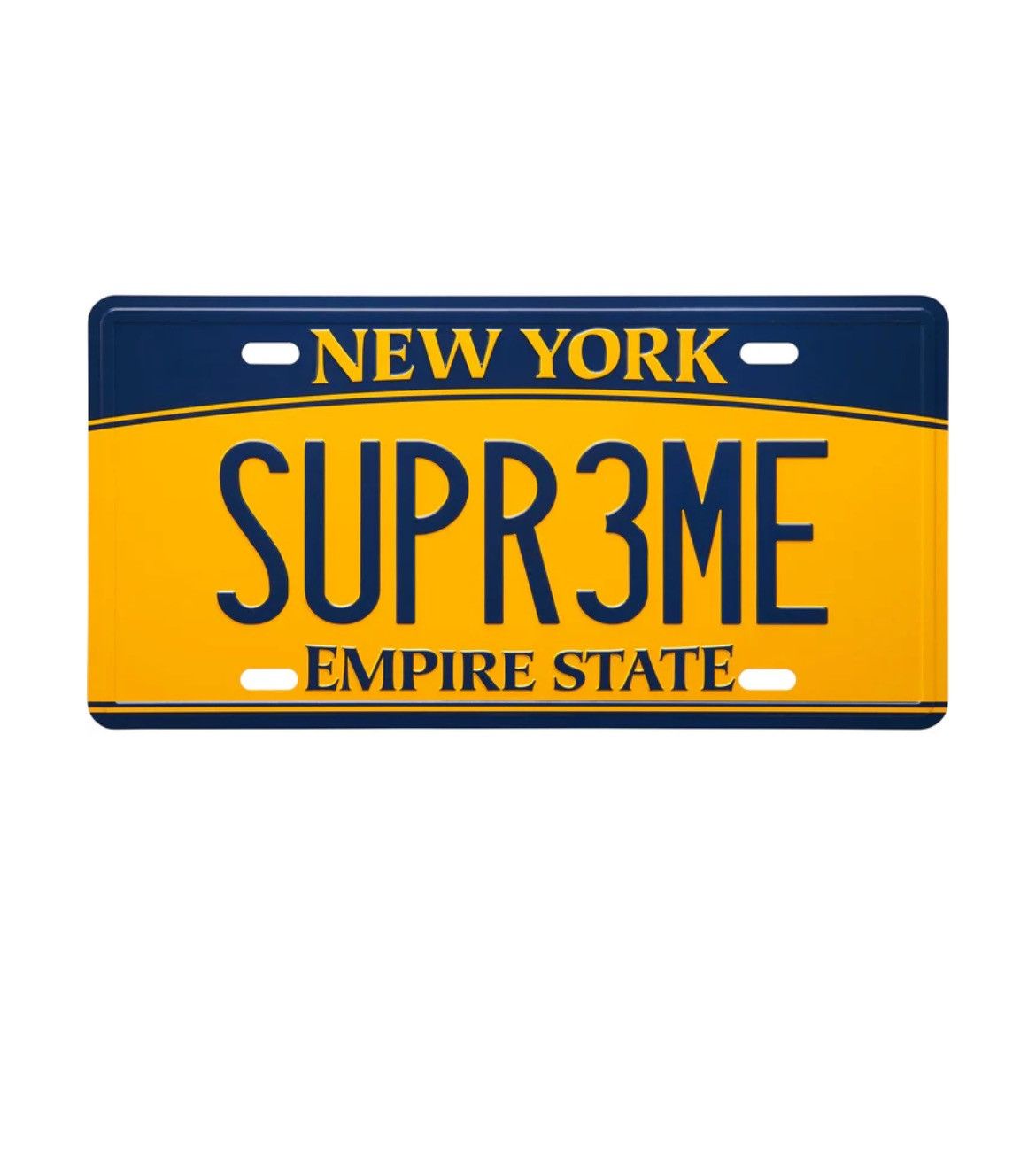 Supreme Supreme License Plate SS25 Size ONE SIZE - 1 Preview
