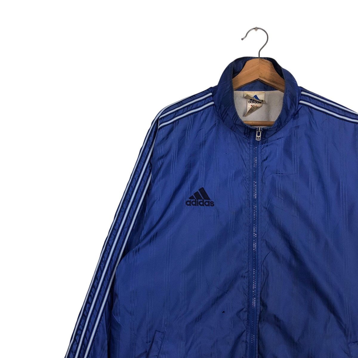 Adidas 📌Vintage Zipper Light Jacket Adidas Striped Size US M / EU 48-50 / 2 - 8 Thumbnail
