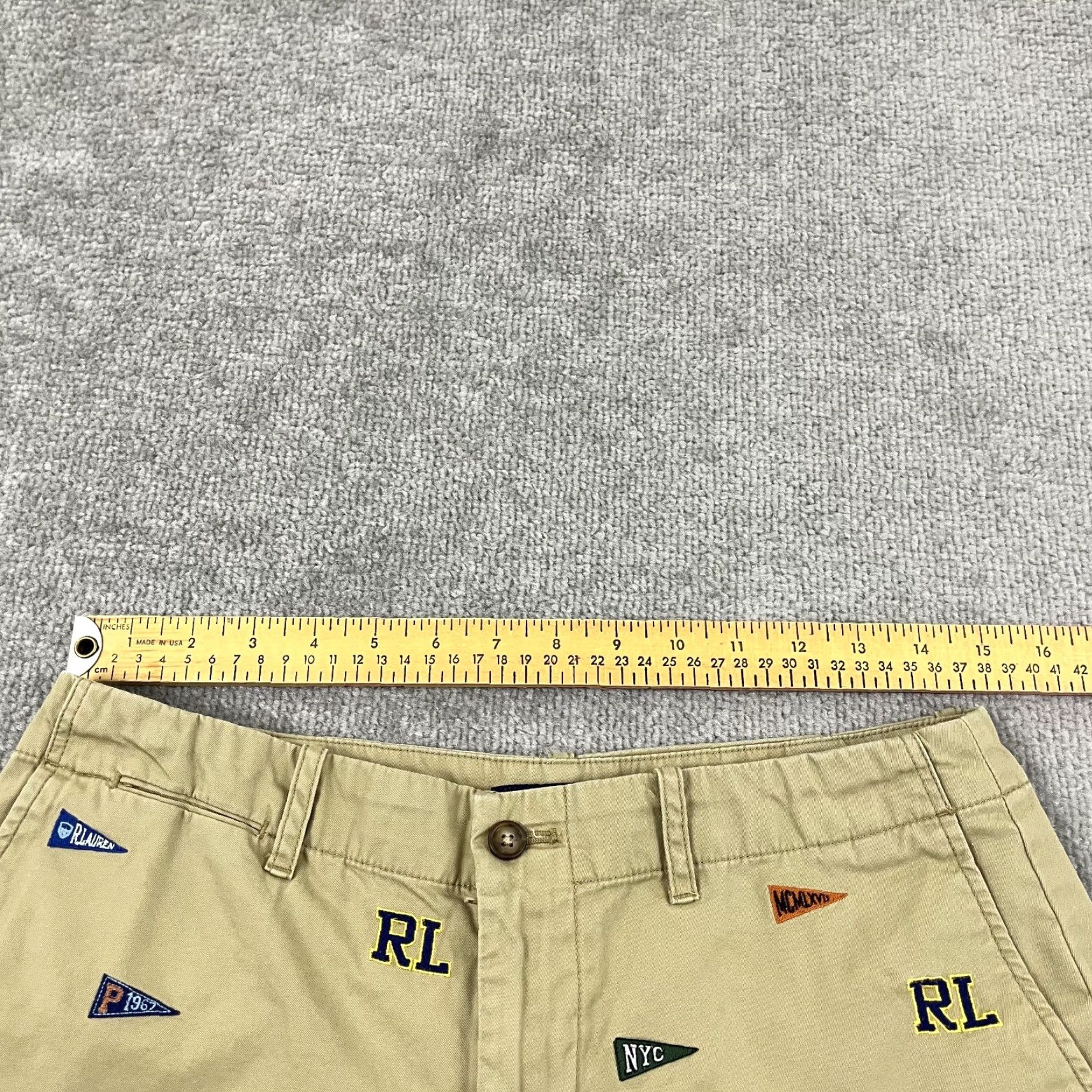 Polo Ralph Lauren Polo Ralph Lauren Shorts Women Size 2 / 3.5" Brown Chino Embroidered School Girl Size 26" / US 2 / IT 38 - 6 Thumbnail