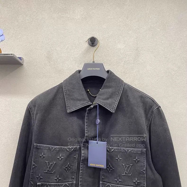 Louis Vuitton Louis Vuitton Old Black Denim Jacket Size US S / EU 44-46 / 1 - 4 Thumbnail