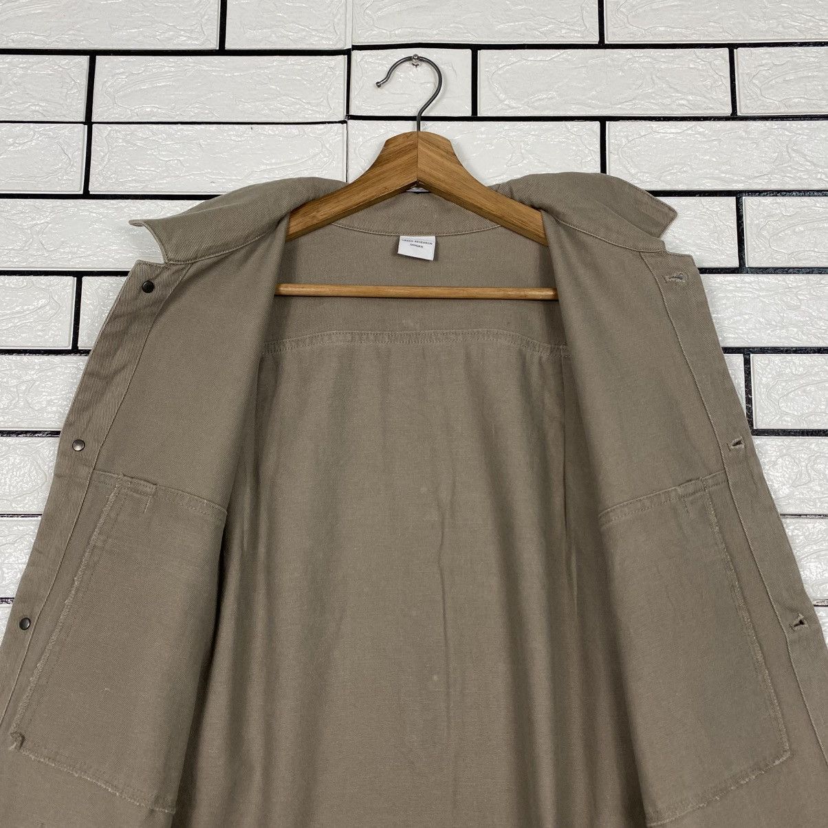 Japanese Brand 📌Vintage Khakis Chore Jacket Urban Research Issey Miyake Size US M / EU 48-50 / 2 - 16 Thumbnail