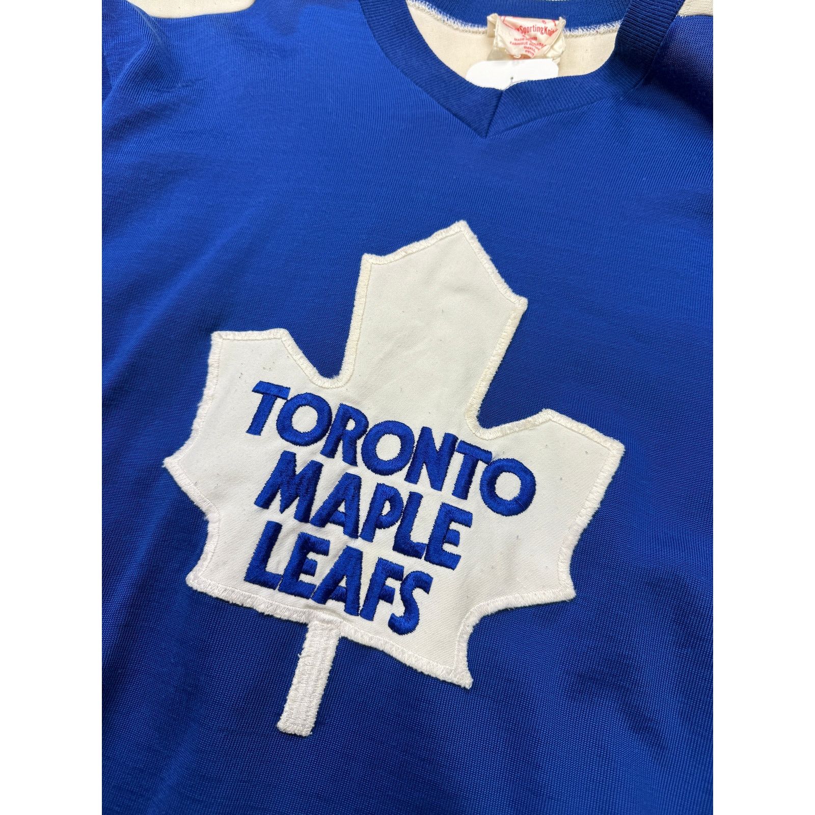 Vintage Vintage 80s Toronto Maple Leafs Stitched SK Knit Jersey S Size US S / EU 44-46 / 1 - 5 Thumbnail