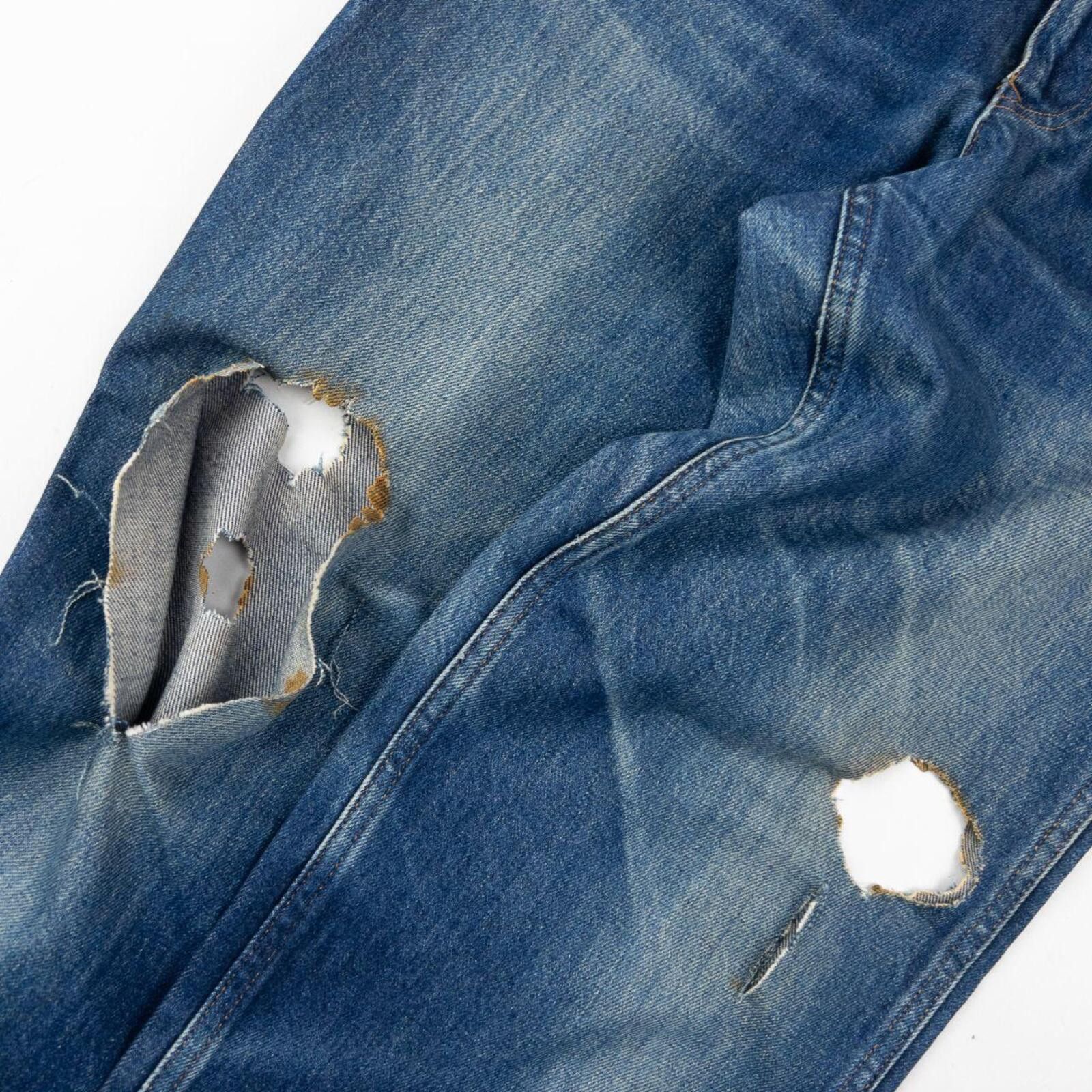 Comme des Garcons Vintage Comme Des Garçons HOMME Distressed Denim Jeans W29 Size US 29 - 8 Thumbnail