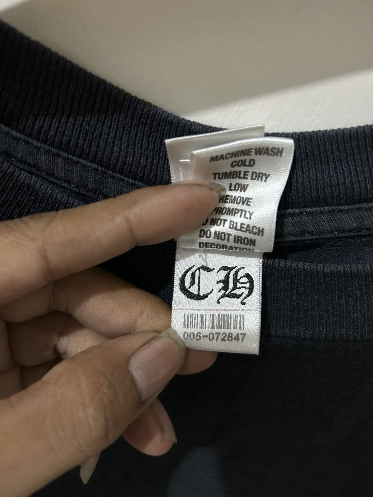 Chrome Hearts Chrome Hearts Tonal Plus Hollywood Logo Tshirt Black Size US M / EU 48-50 / 2 - 15 Thumbnail