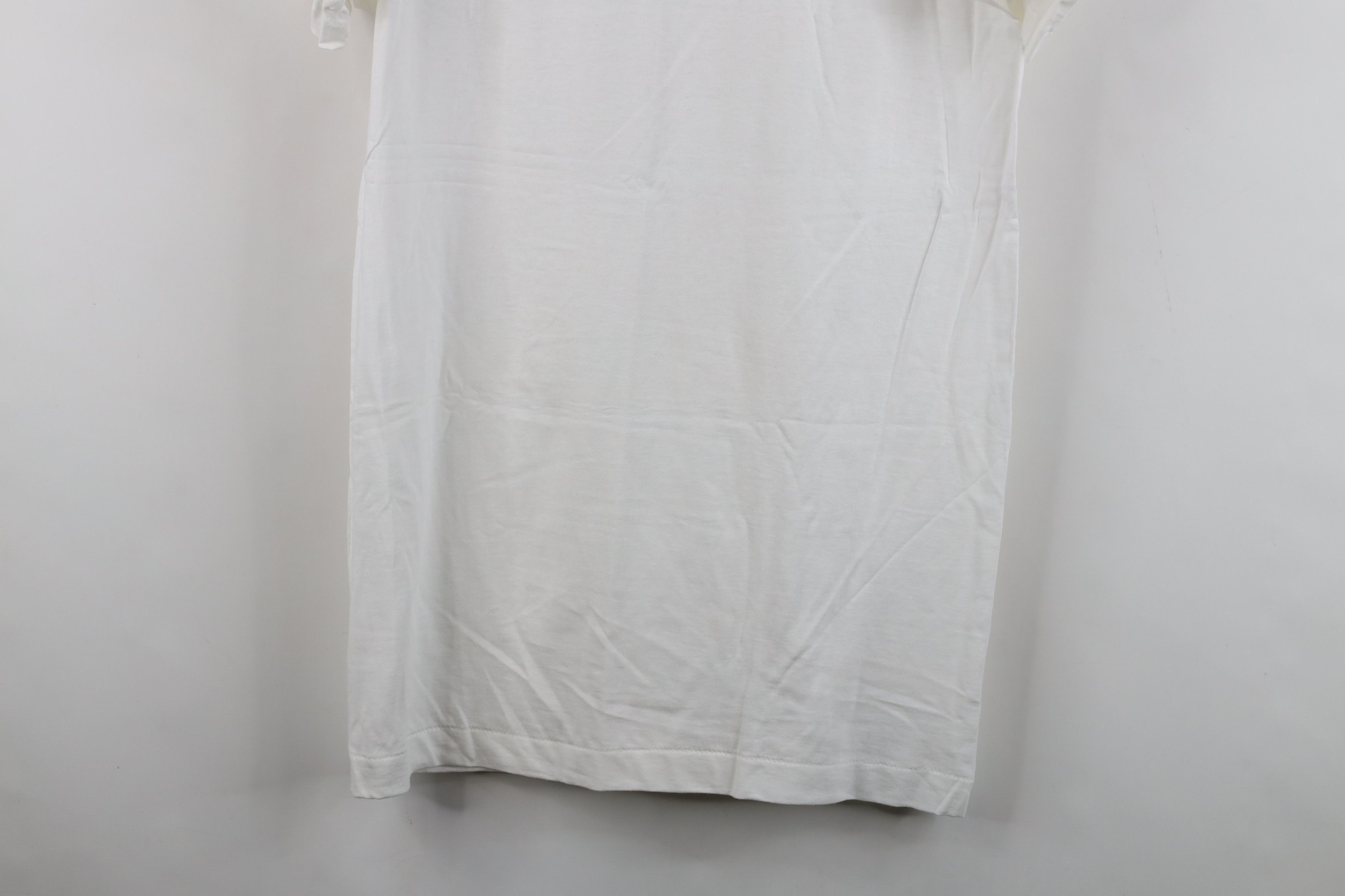 Vintage Deadstock Vintage 90s Streetwear Cotton T-Shirt White USA Size US M / EU 48-50 / 2 - 9 Thumbnail