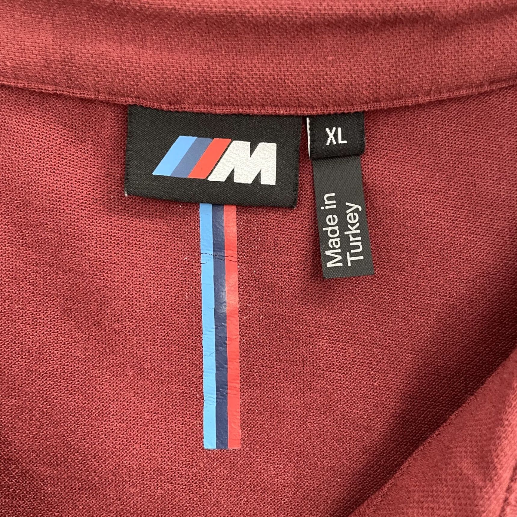 BMW BMW Shirt Extra Large Adult Burgundy Red Polo M3 Logo Made In Turkey Mens XL Size US XL / EU 56 / 4 - 6 Thumbnail