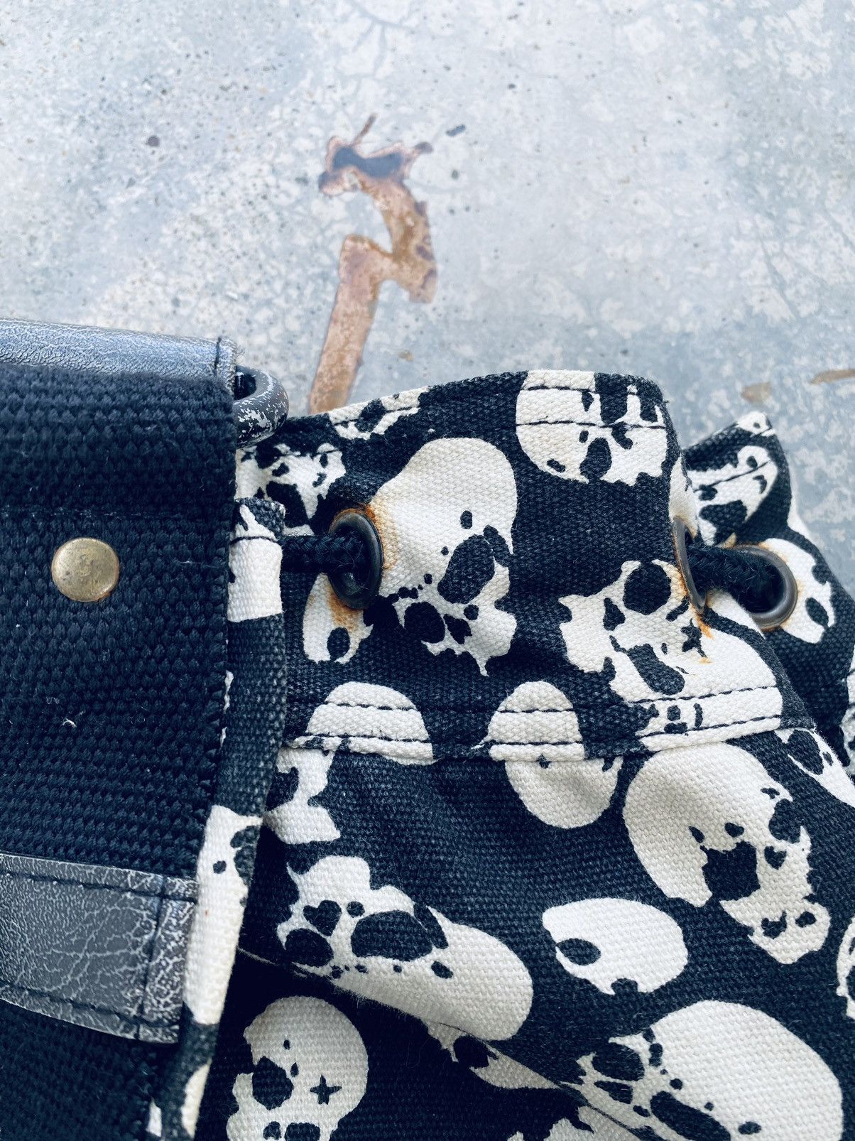 Vintage Vintage Fabric Connection Skull FullPrint Backpack Size ONE SIZE - 18 Thumbnail