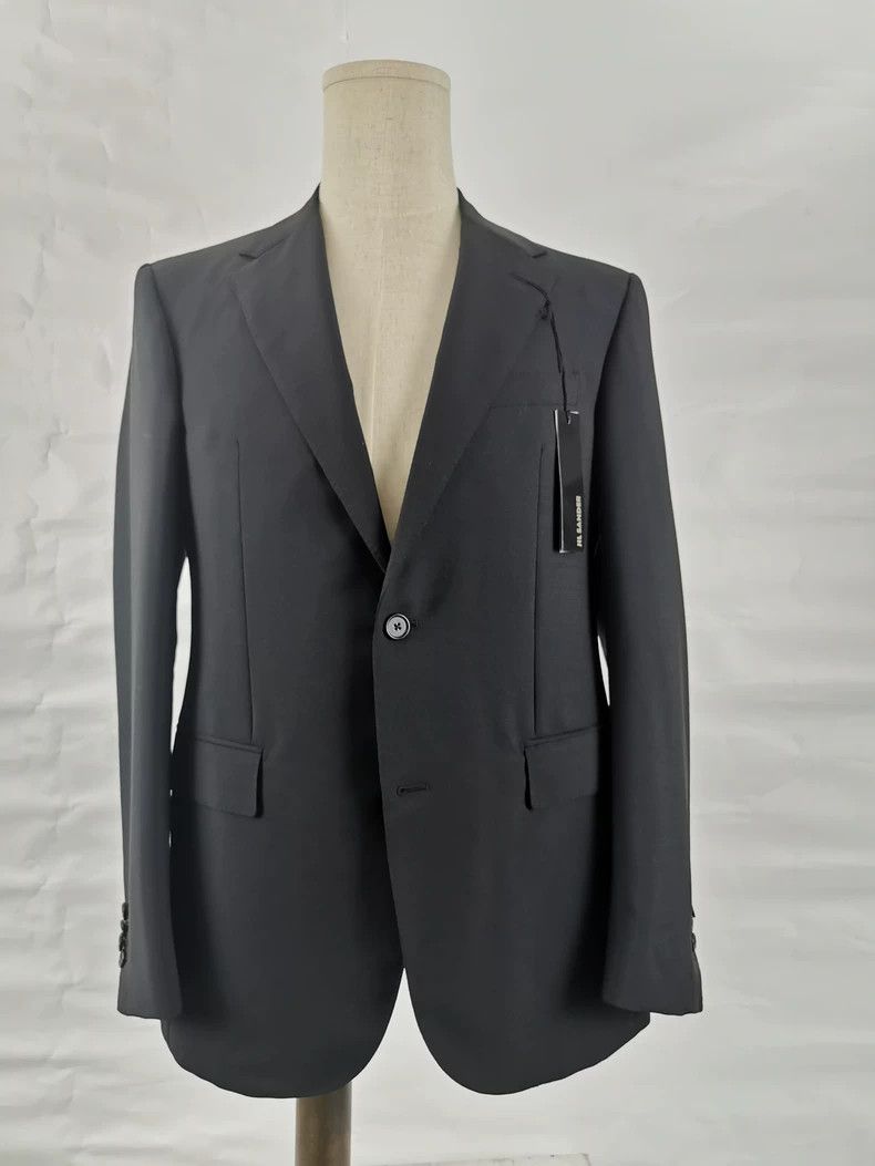 Jil Sander Jil Sander Casual silhouette suit with visible topstitchin Size L / US 10 / IT 46 - 1 Thumbnail