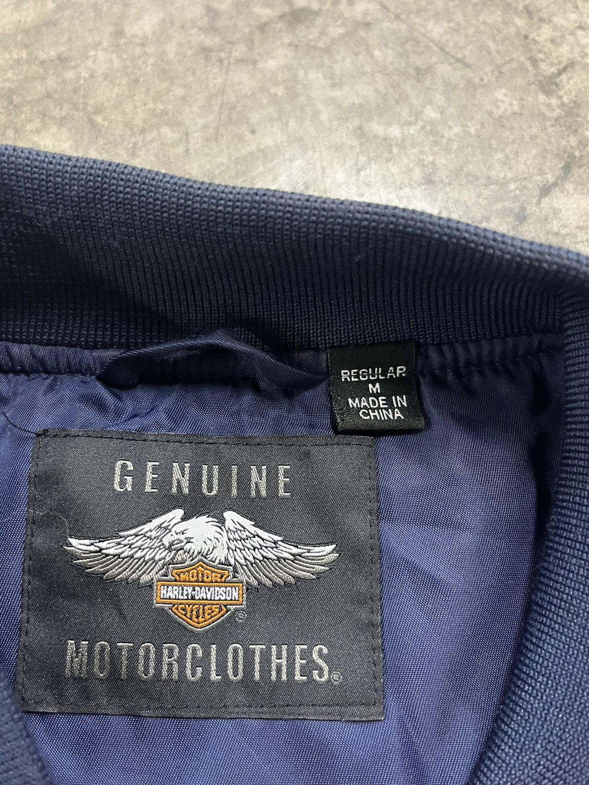 Harley Davidson × Vintage Harley bomber jacket vintage streetwear hyper rare biker Size US M / EU 48-50 / 2 - 9 Thumbnail