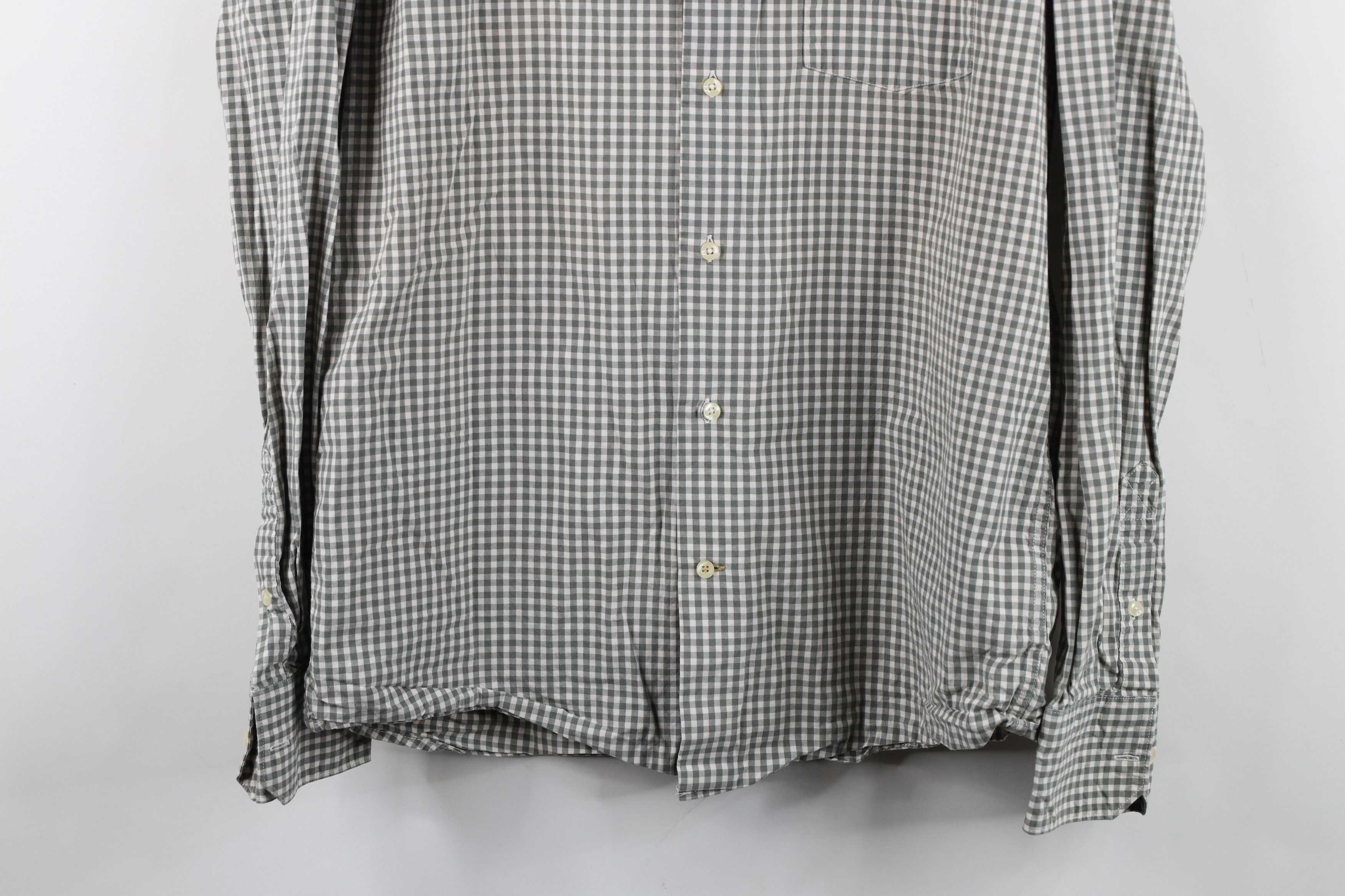 Barbour Barbour Spell Out Gingham Plaid Collared Button Down Shirt Size US S / EU 44-46 / 1 - 3 Thumbnail