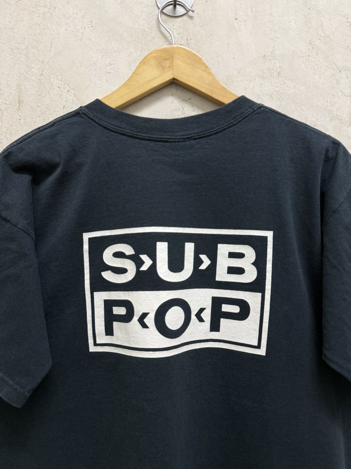 Vintage 2000s No Comment Sub Pop Grunge Tshirt Size US L / EU 52-54 / 3 - 4 Thumbnail