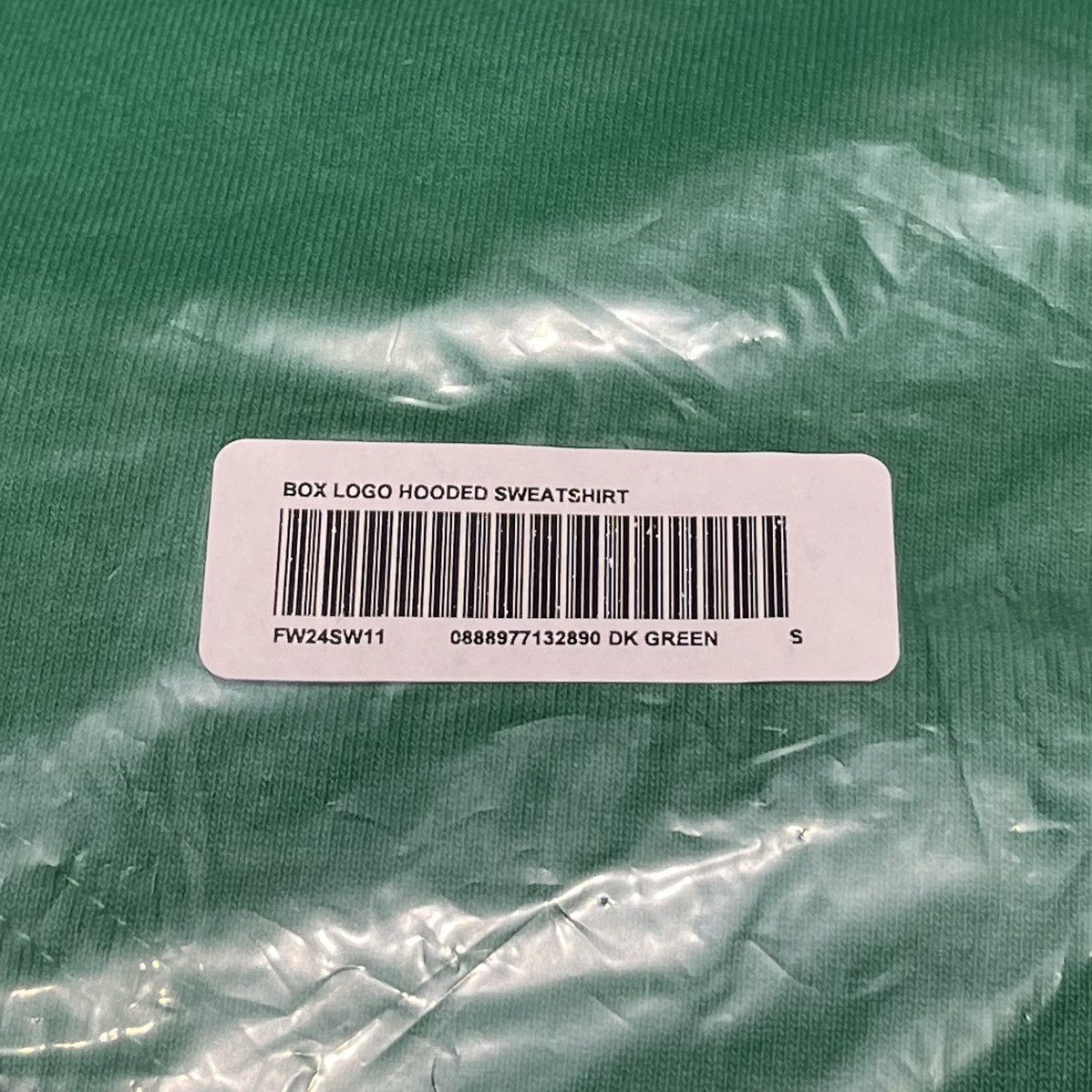 Supreme In Hand Supreme Box Logo Hoodie FW24 Green Size US S / EU 44-46 / 1 - 3 Thumbnail