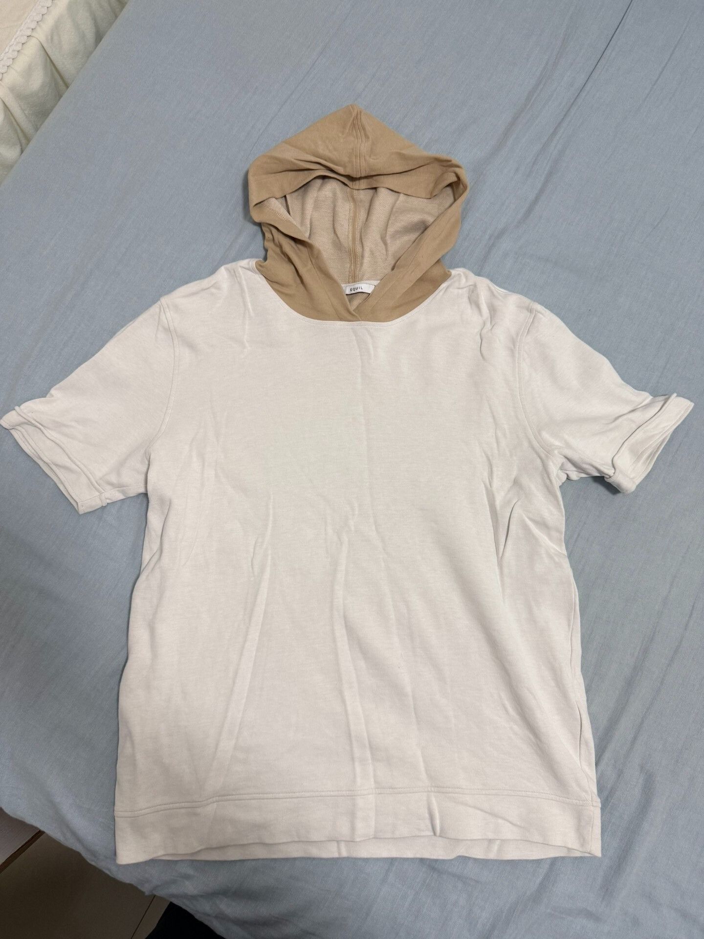 Japanese Brand EQUIL Hooded Short Sleeve T-shirt Size US L / EU 52-54 / 3 - 1 Thumbnail