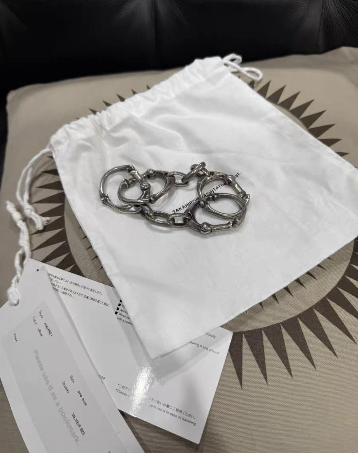 Takahiromiyashita The Soloist. THE SOLOIST Bone Bracelet – Size L, Brand New Size ONE SIZE - 1 Thumbnail