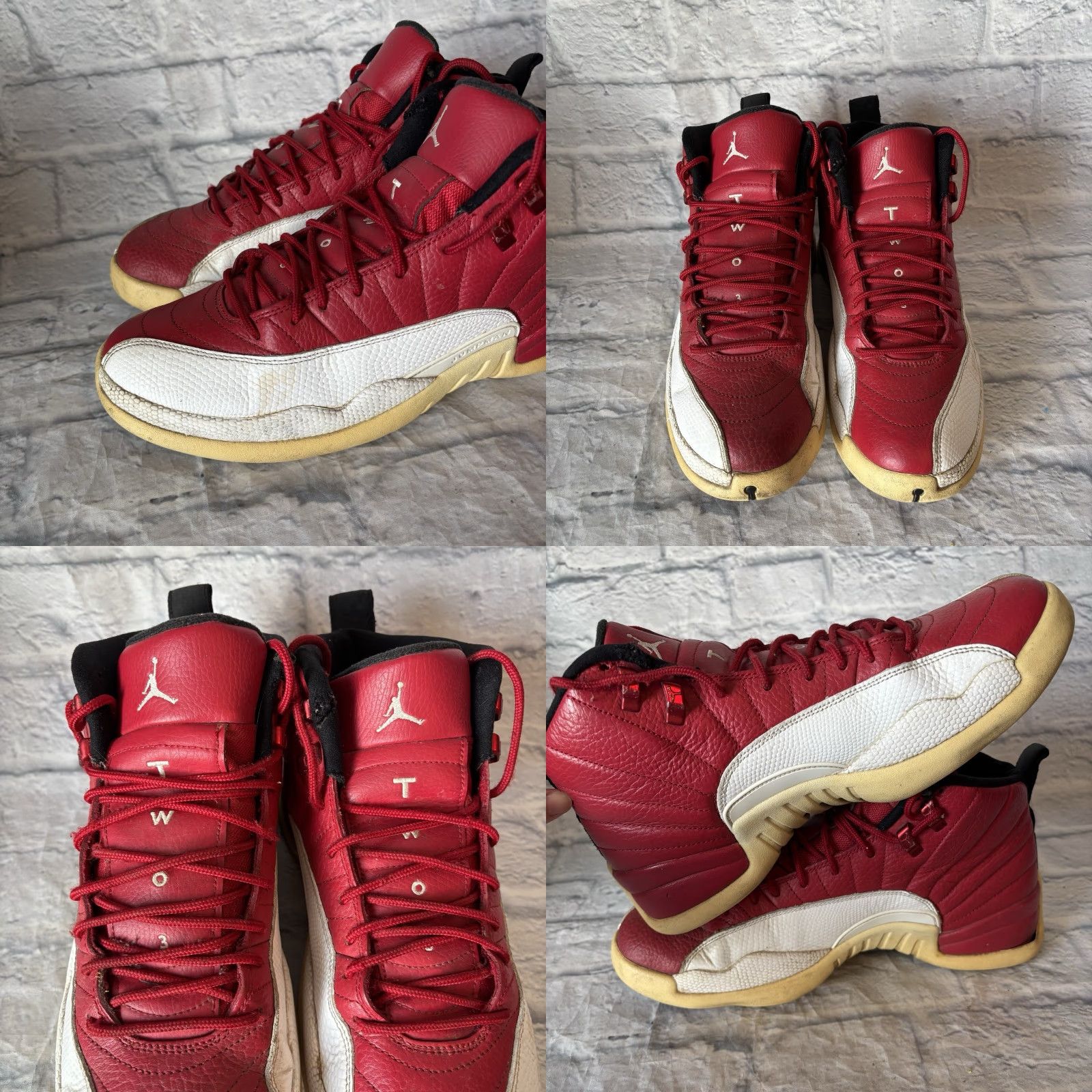Nike Nike Air Jordan Retro 12 XII Gym Red 2016 130690-600 Size 10 DEFECT READ Mens Shoes Size US 10 / EU 43 - 8 Thumbnail