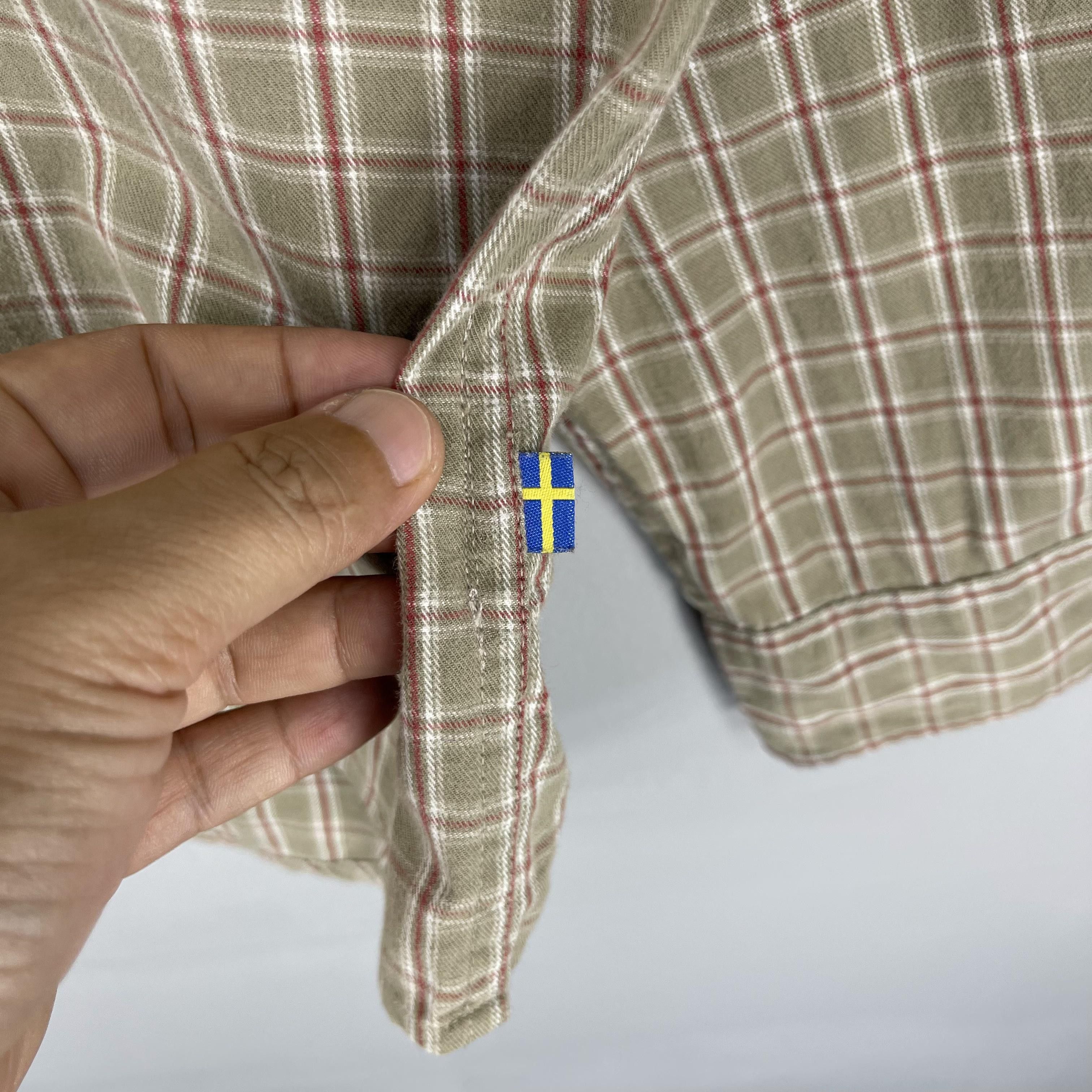 Fjallraven Vintage 90s FJALLRAVEN Checkered Board Minimalist Flannel Size US L / EU 52-54 / 3 - 8 Thumbnail