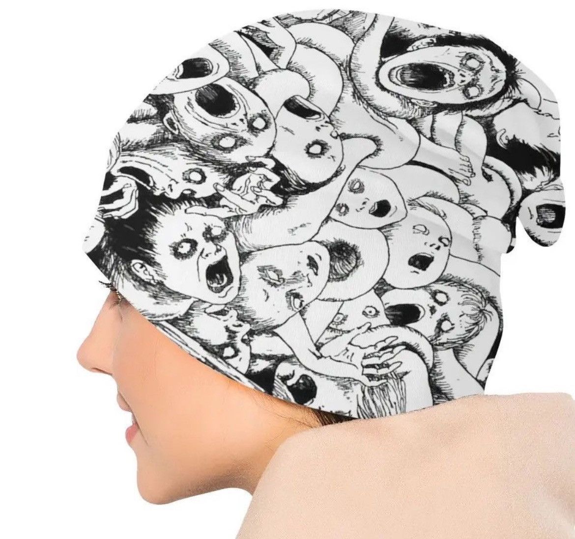 Other Silent Hills Horror Junji Ito Caps Skullies Beanies Size ONE SIZE - 3 Thumbnail