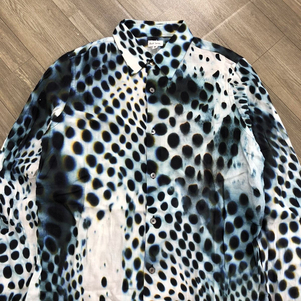 Designer × Paul Smith Luxury Paul Smith Mainline Leopard 3D Print Button Up Shirt Size US M / EU 48-50 / 2 - 2 Thumbnail