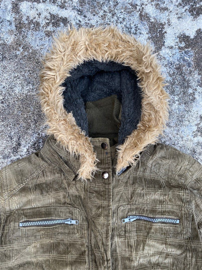 If Six Was Nine Japanese corduroy zip fur jacket Size US M / EU 48-50 / 2 - 4 Thumbnail