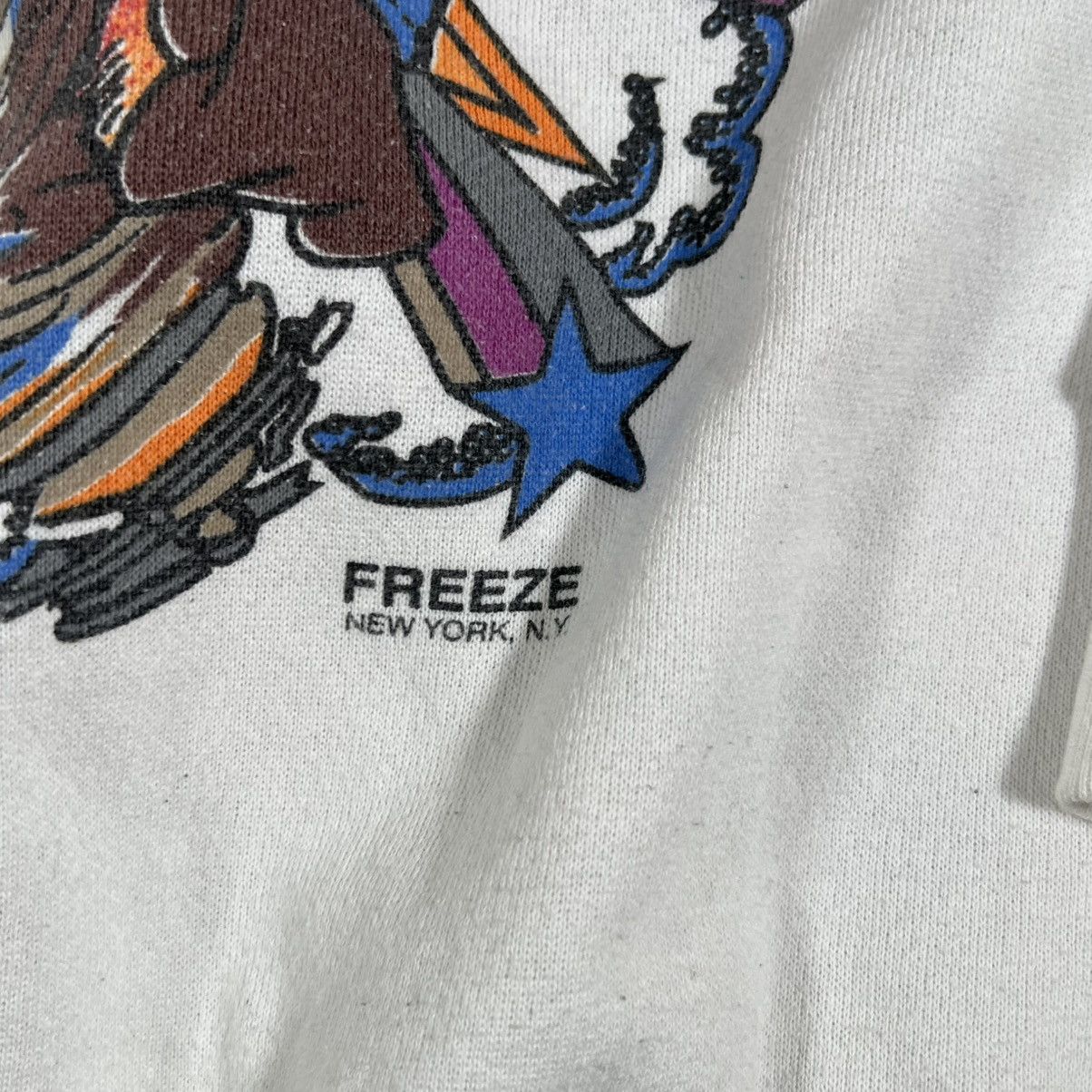 Vintage Vintage 1994 Freeze Taz Looney Tunes Sweatshirt Aop Football Size US M / EU 48-50 / 2 - 7 Thumbnail