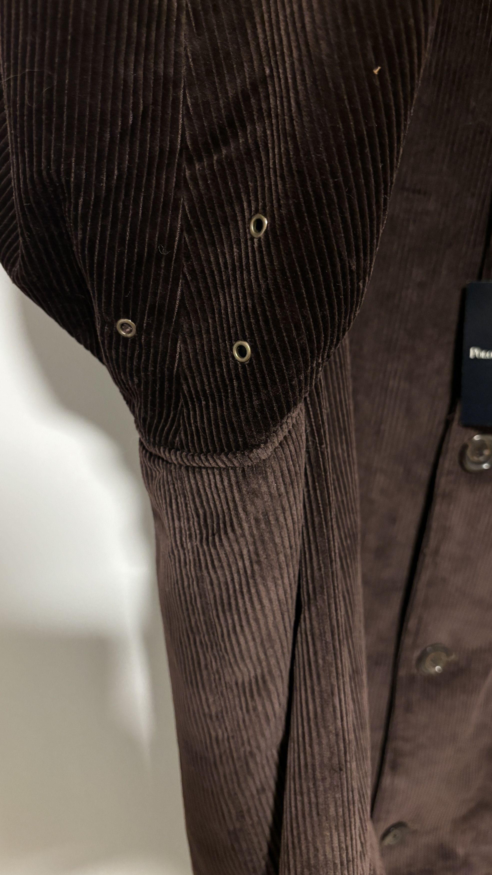 Polo Ralph Lauren BNWT Corneliani Brown Corduroy Overcoat/ Jacket XL-XXL Size US XXL / EU 58 / 5 - 14 Thumbnail