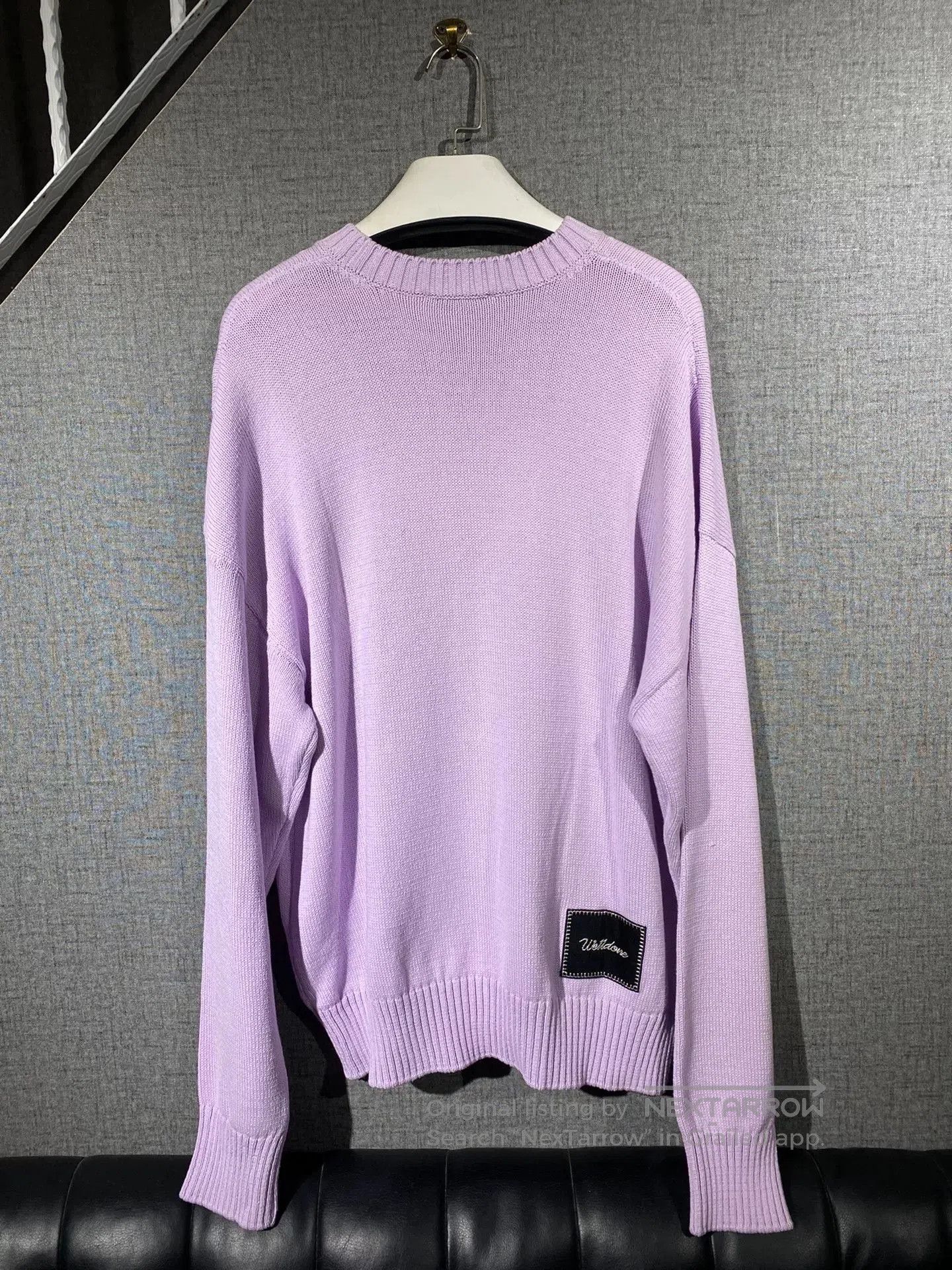 WE11DONE we11done unisex sweater in soft lavender. Size US S / EU 44-46 / 1 - 2 Thumbnail